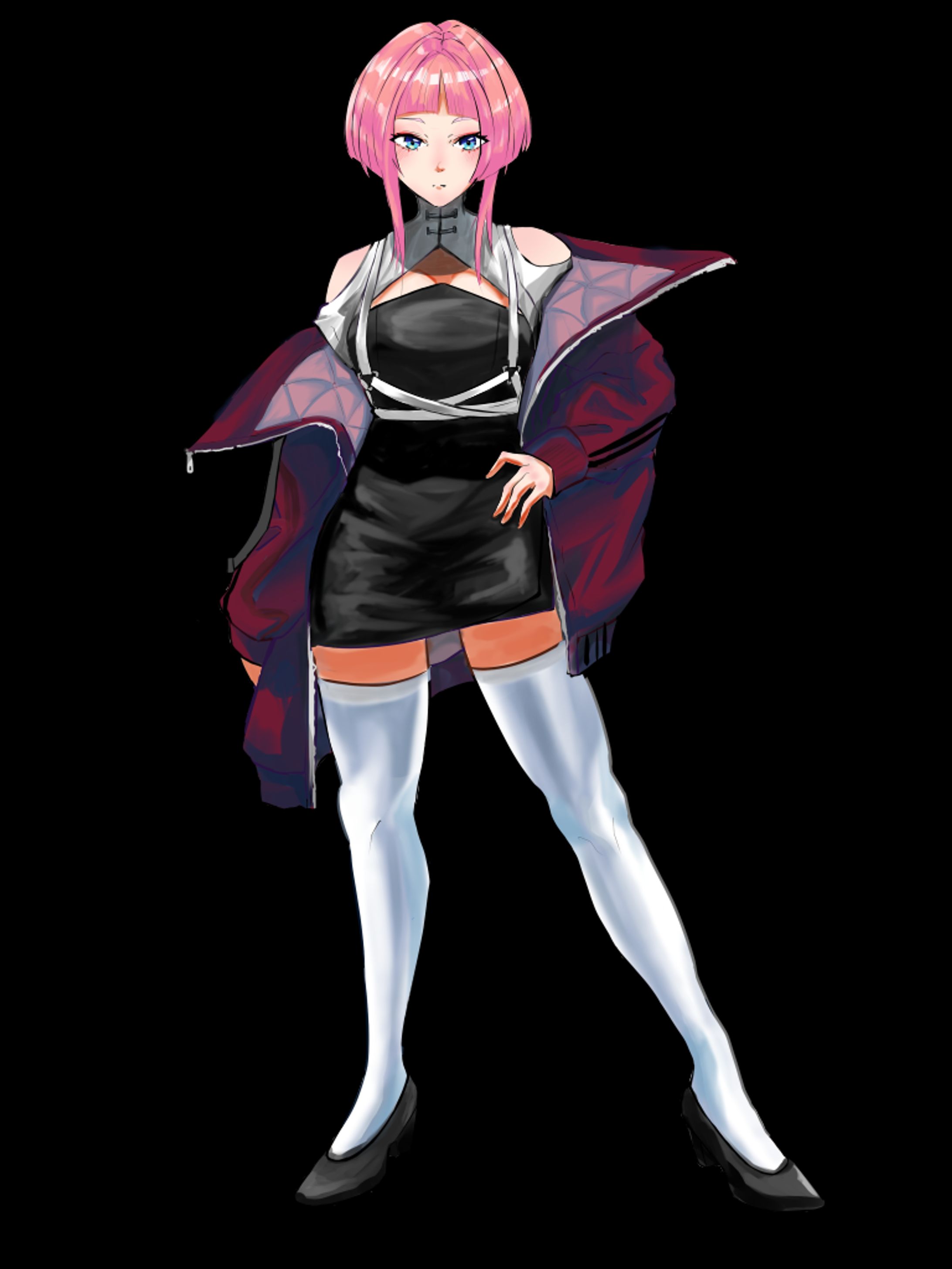 オリジナルキャラクター立ち絵イラスト-1