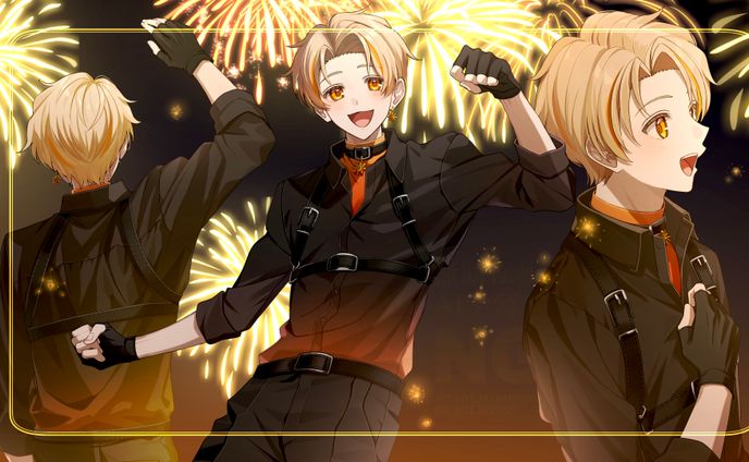 日高快晴様 キービジュアル＆Fire◎Flower 歌ってみたMVイラスト