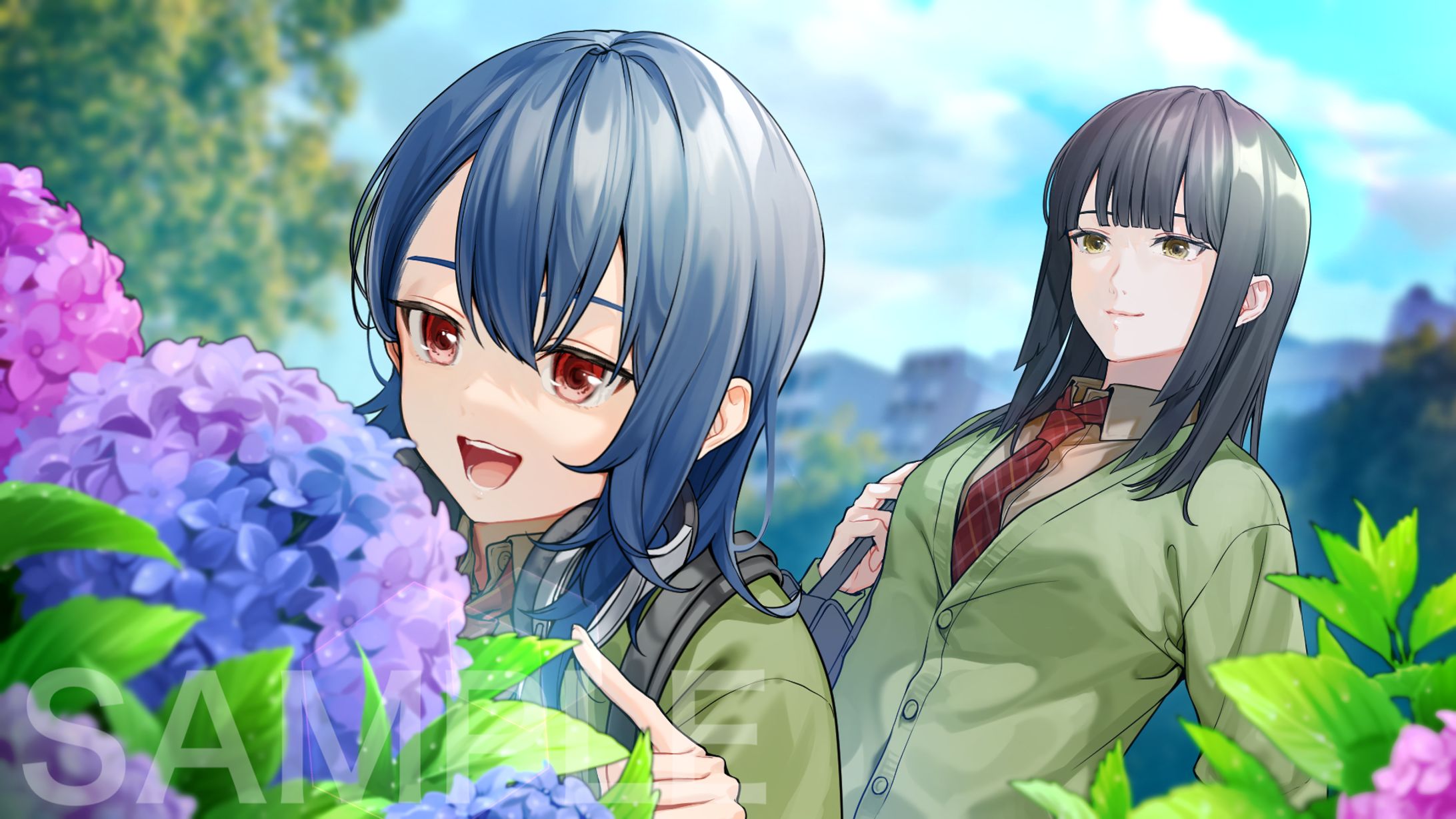 ノベルゲーム内スチルイラスト-1