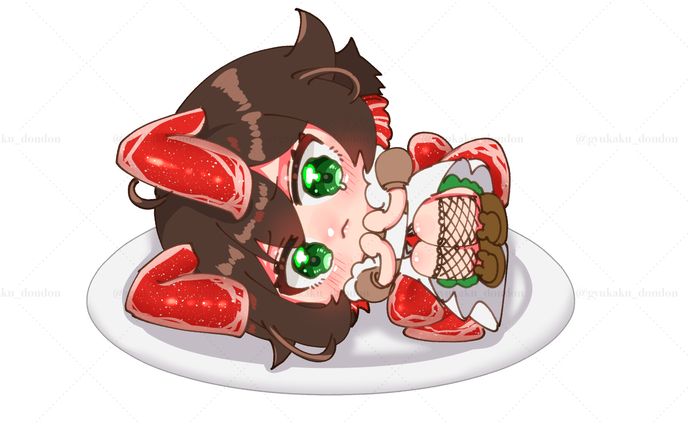 部位Tuber焼肉ちゃん／デフォルメイラスト