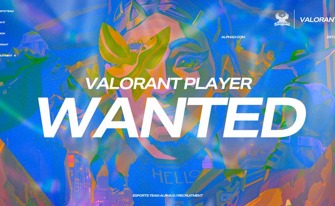 フライヤー / esports team αD VALORANT