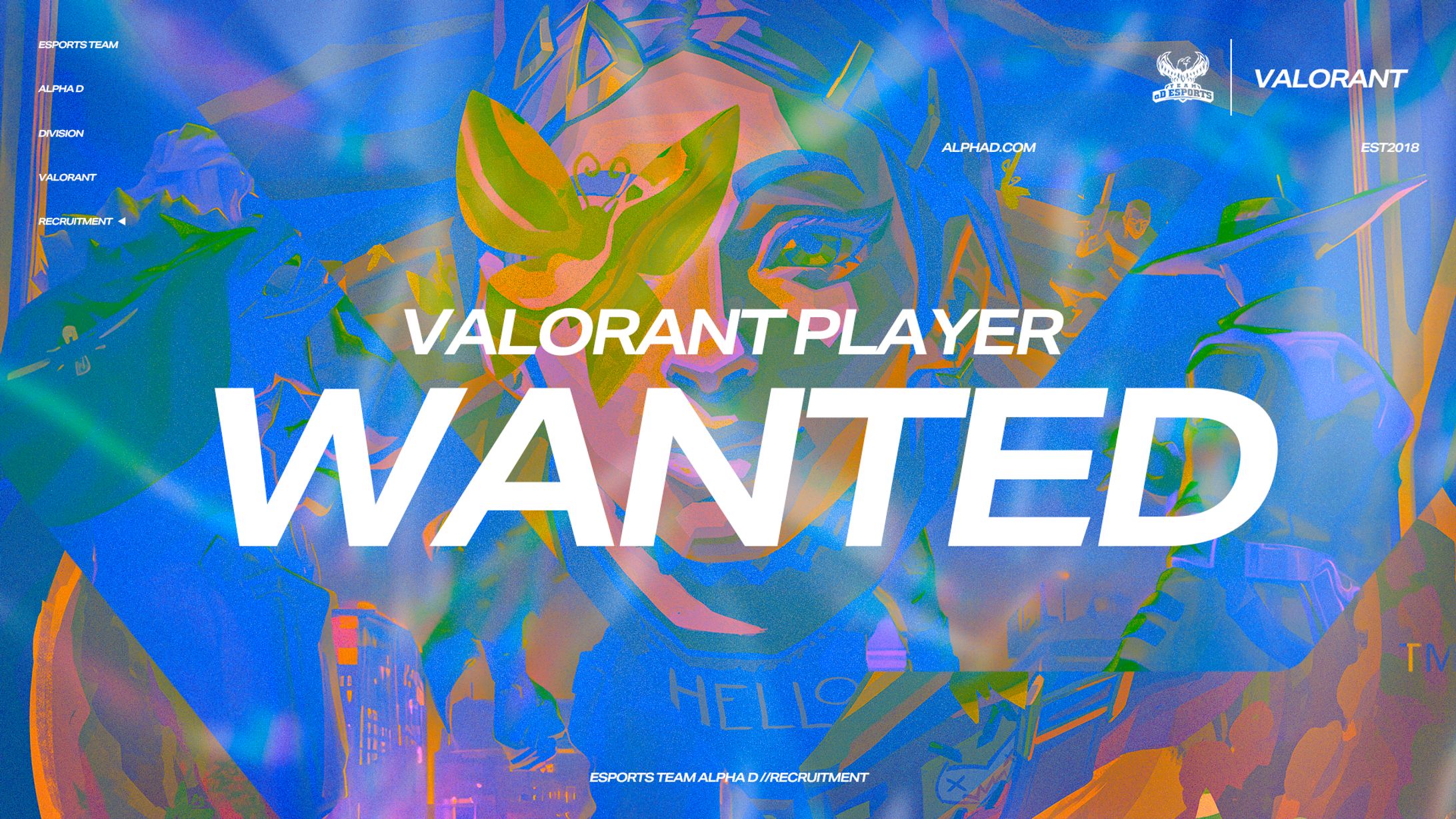 フライヤー / esports team αD VALORANT-1