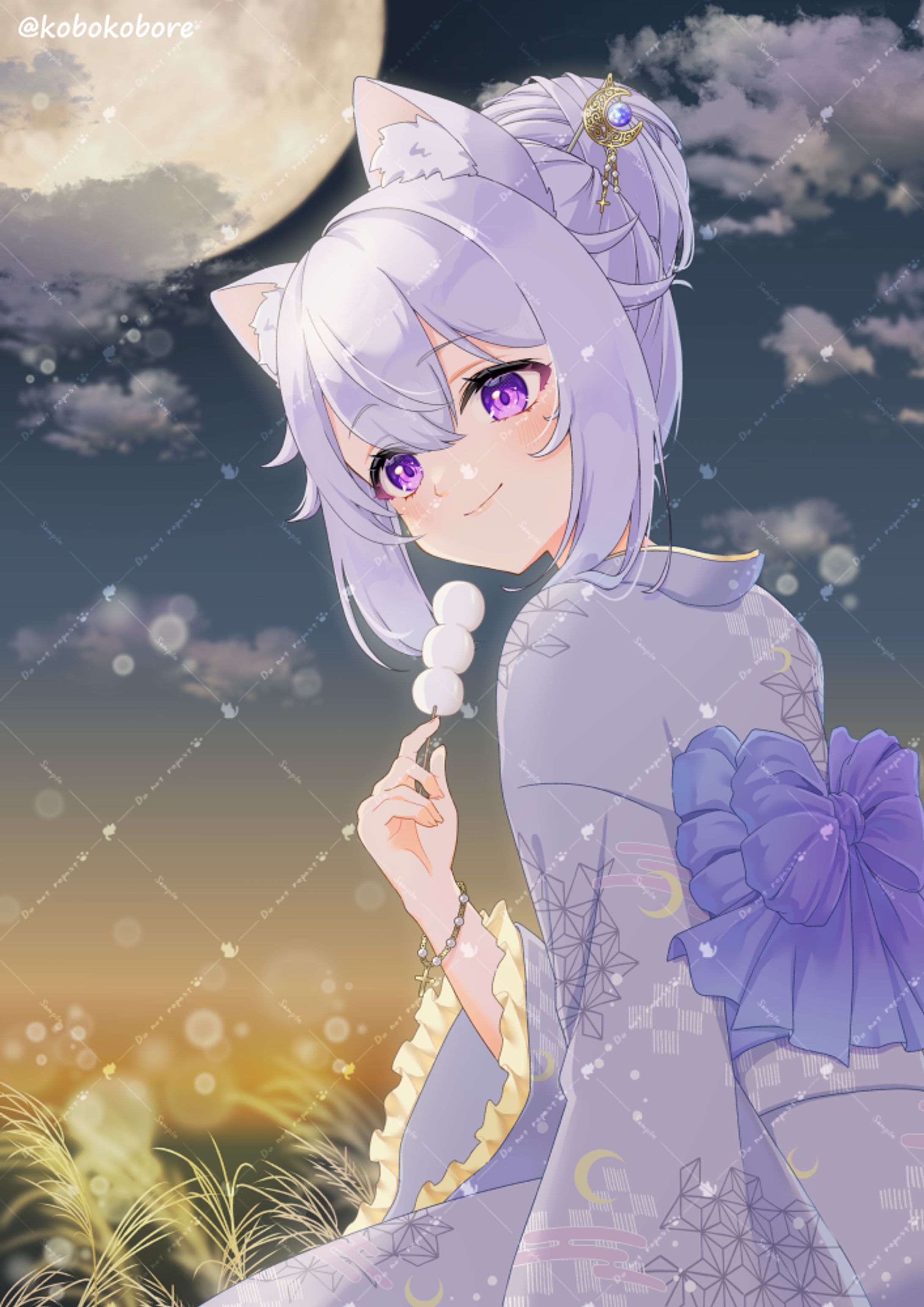 【月実いのり様】誕生日イラスト-1