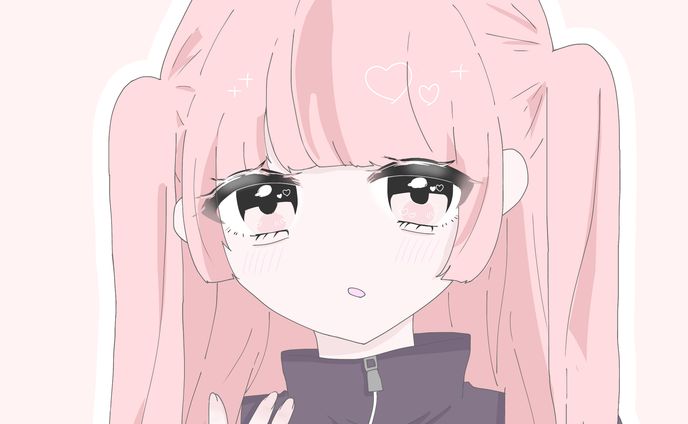 胸上イラスト