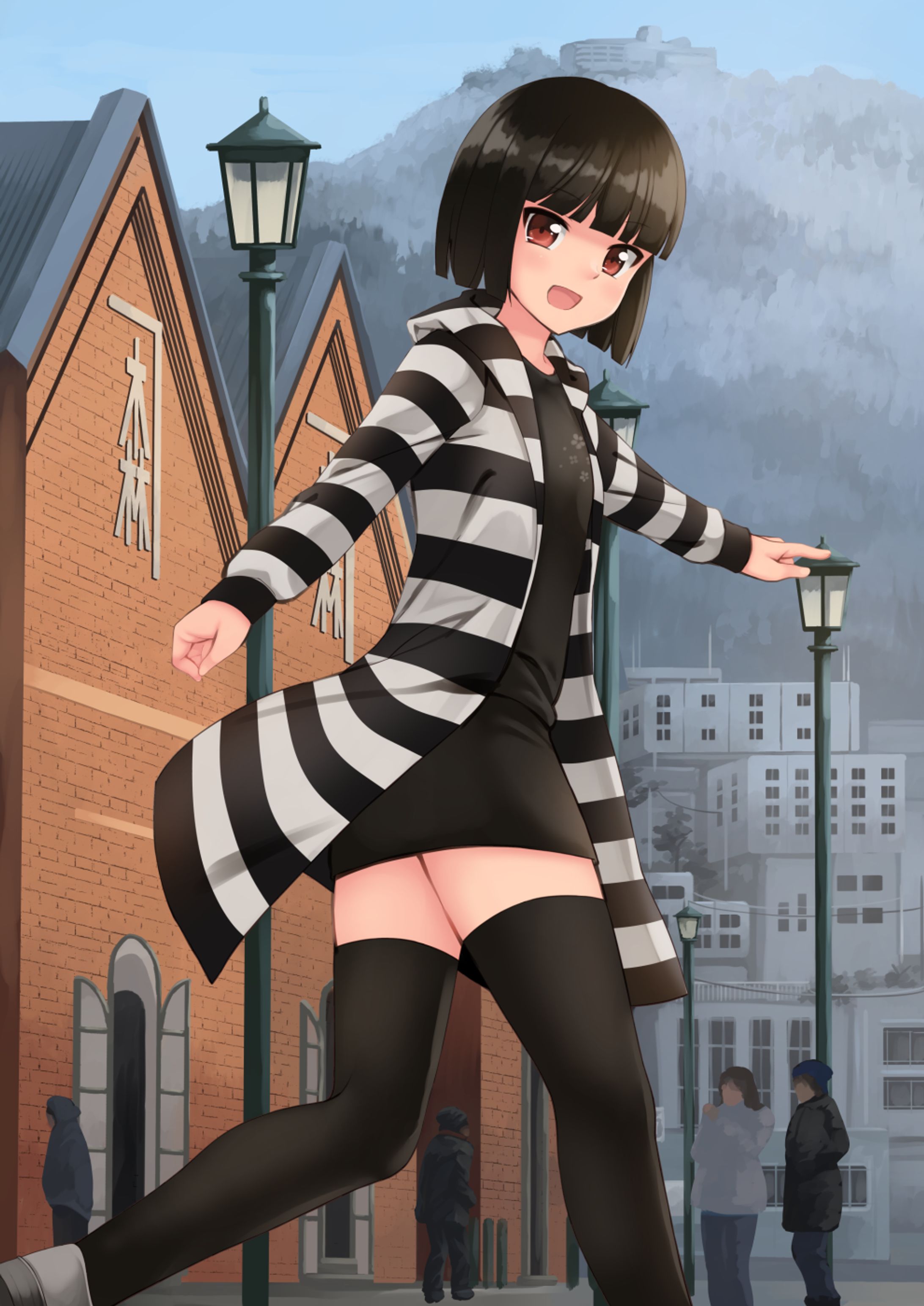 赤レンガの通り-1