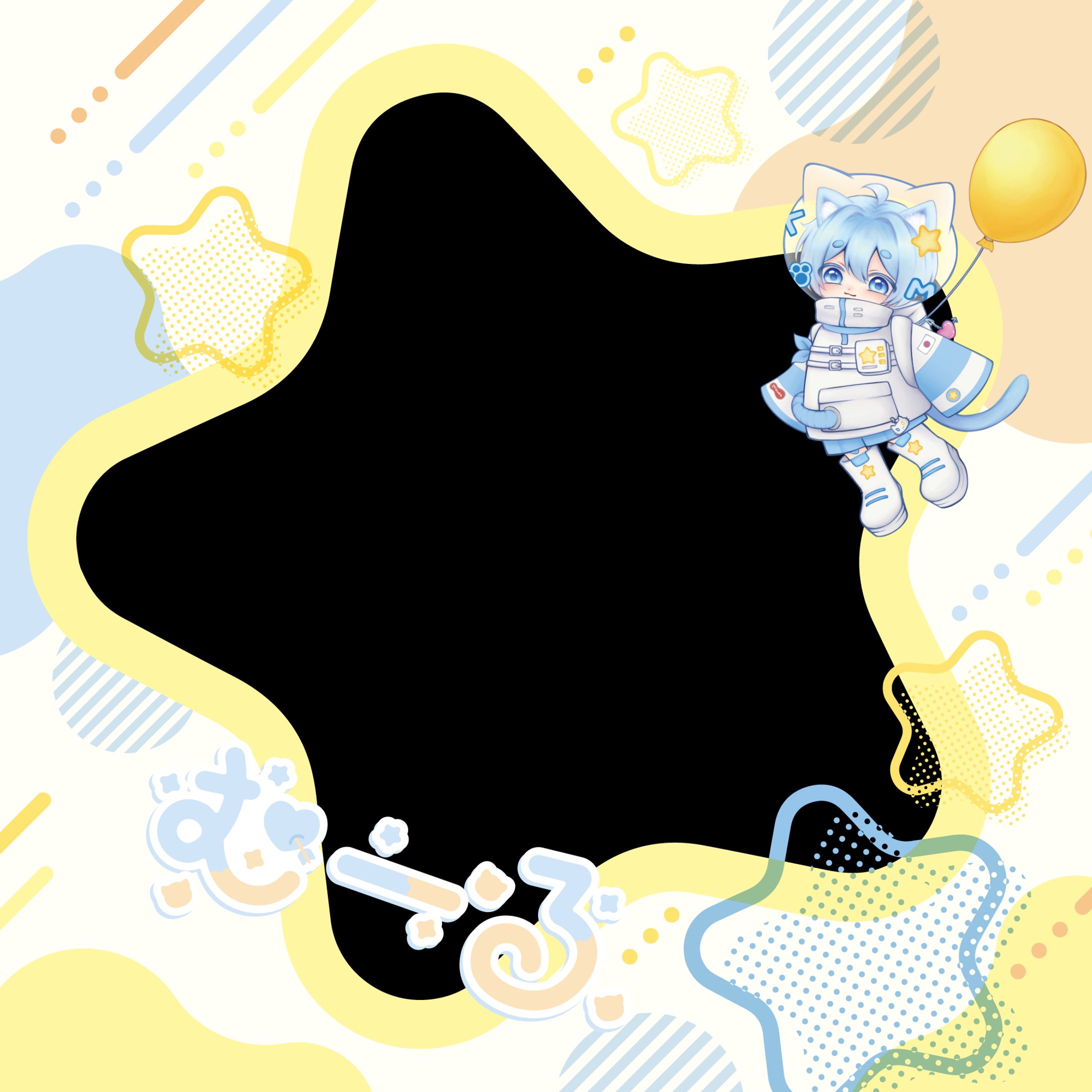 【むーる様】6周年記念アイコンリング&ヘッダー-1