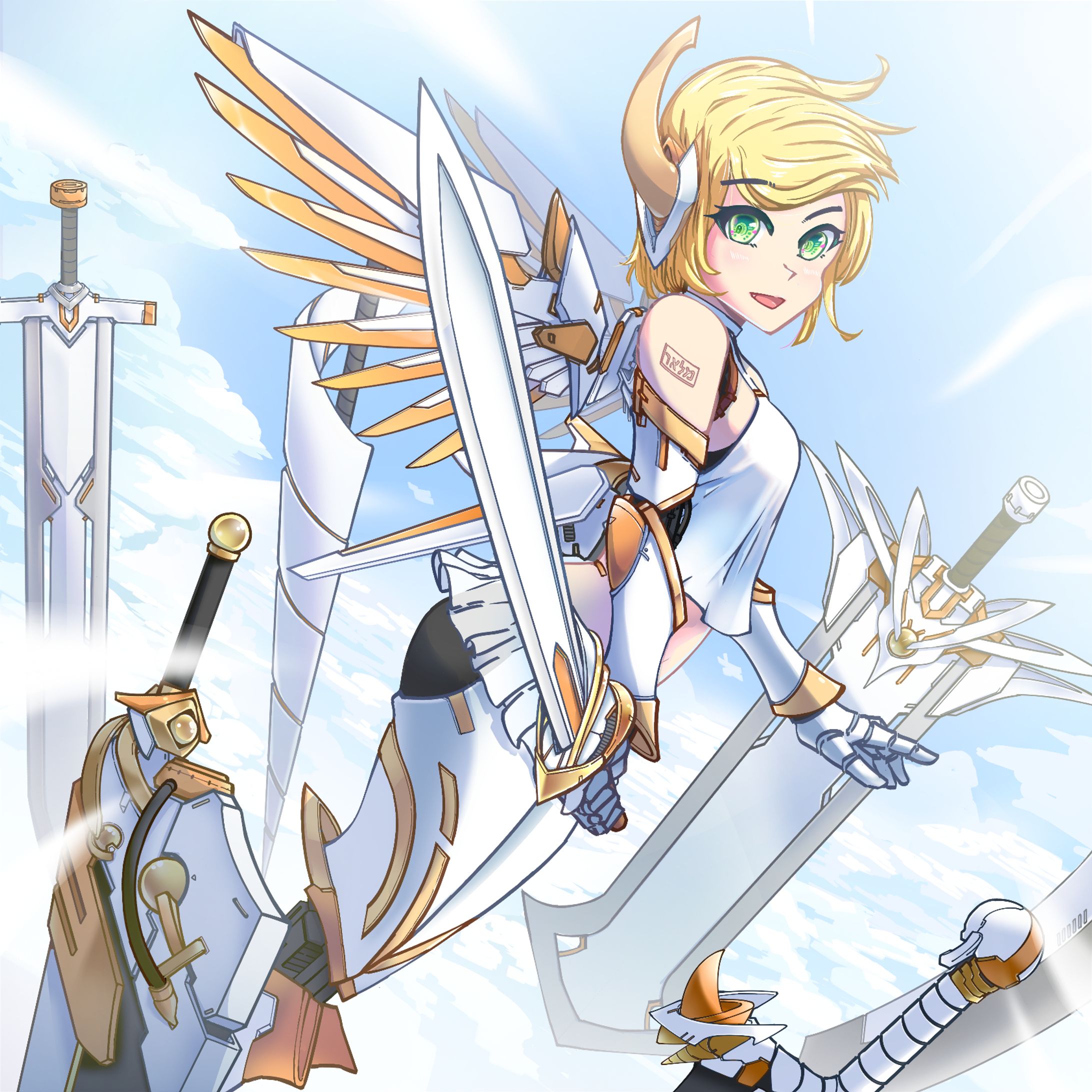 插畫 - 人姬編號090 - 女武神天使阿莉琪斯-1