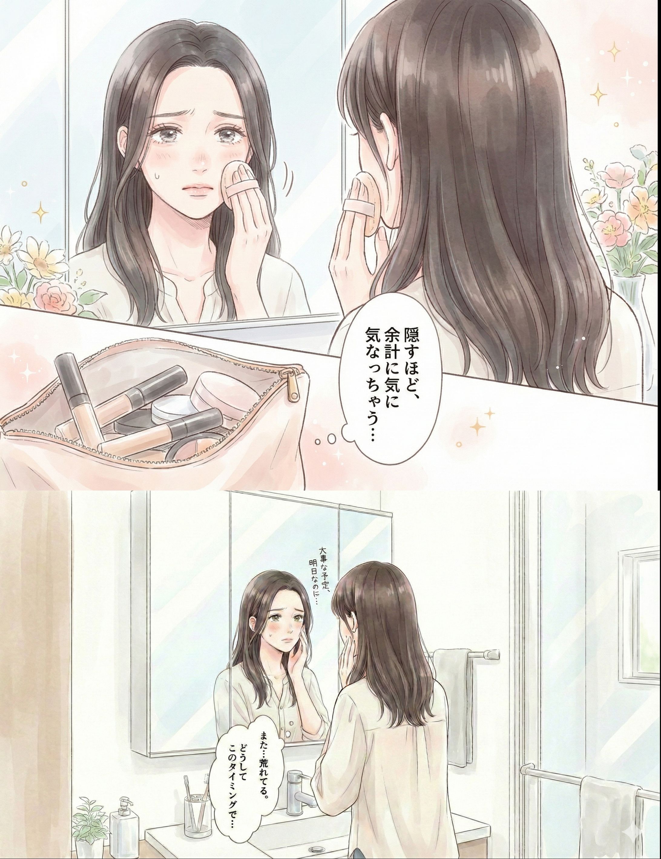 【広告漫画】美容サプリメント(シュミレーション)-1