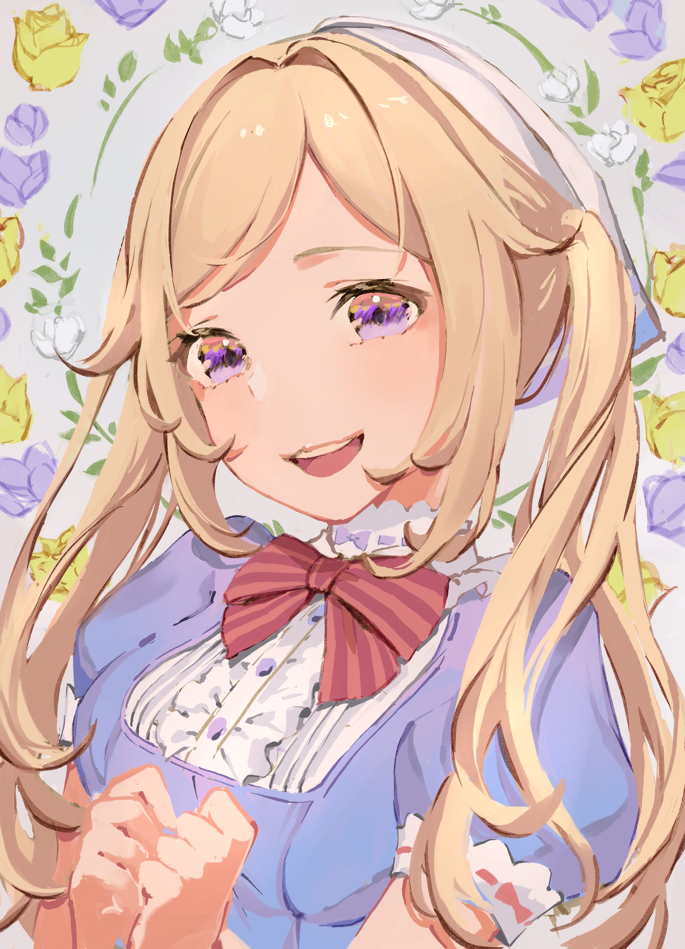 空色のメイド服-1