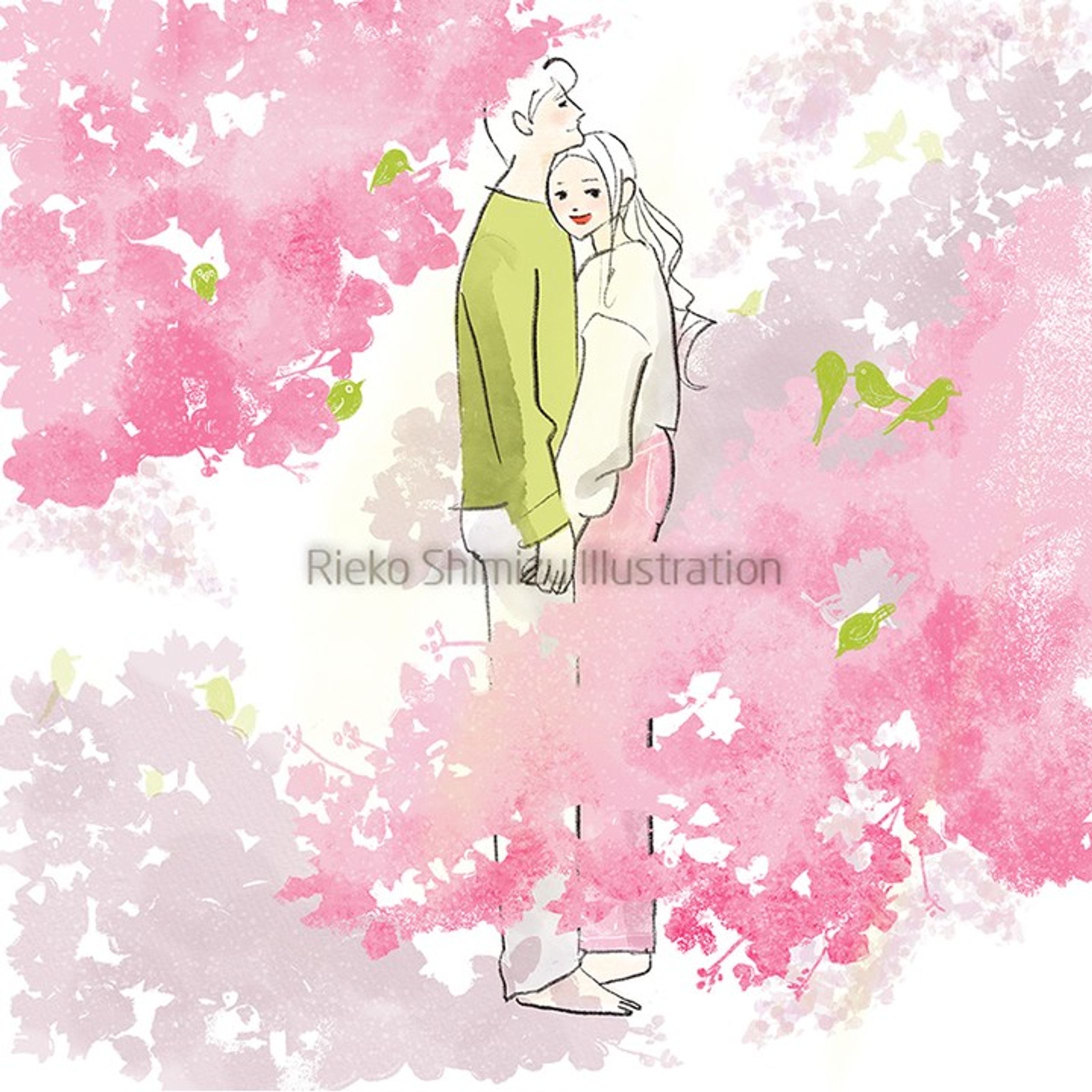 桜とウグイス_オリジナル-1