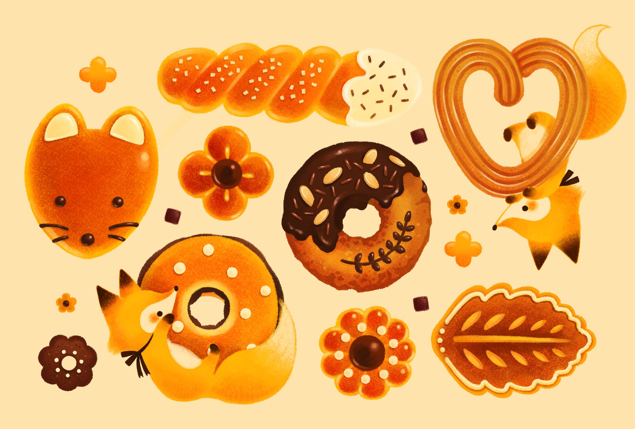 キツネとドーナツ-1