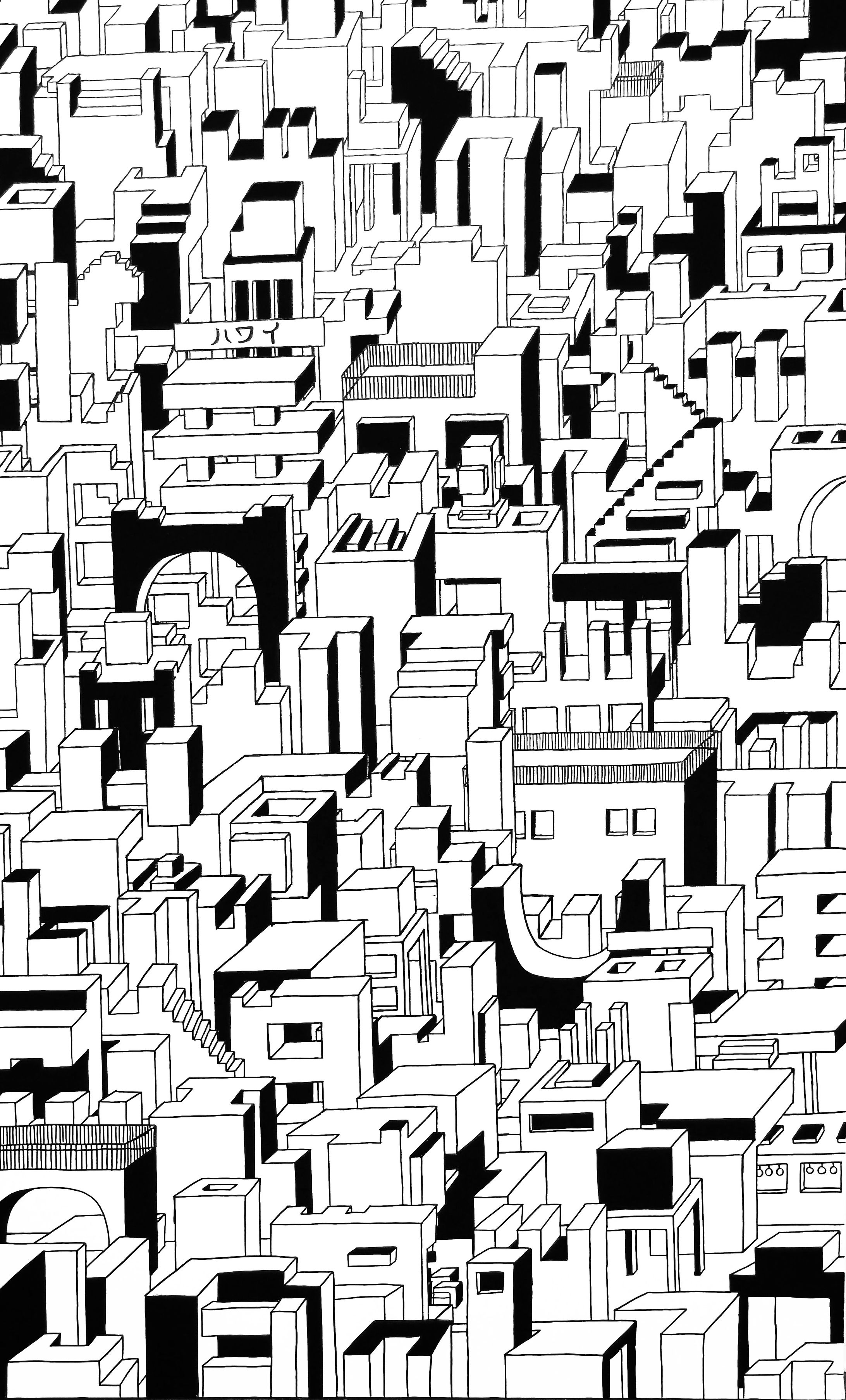 ラフ、モノクロ、デッサン-1