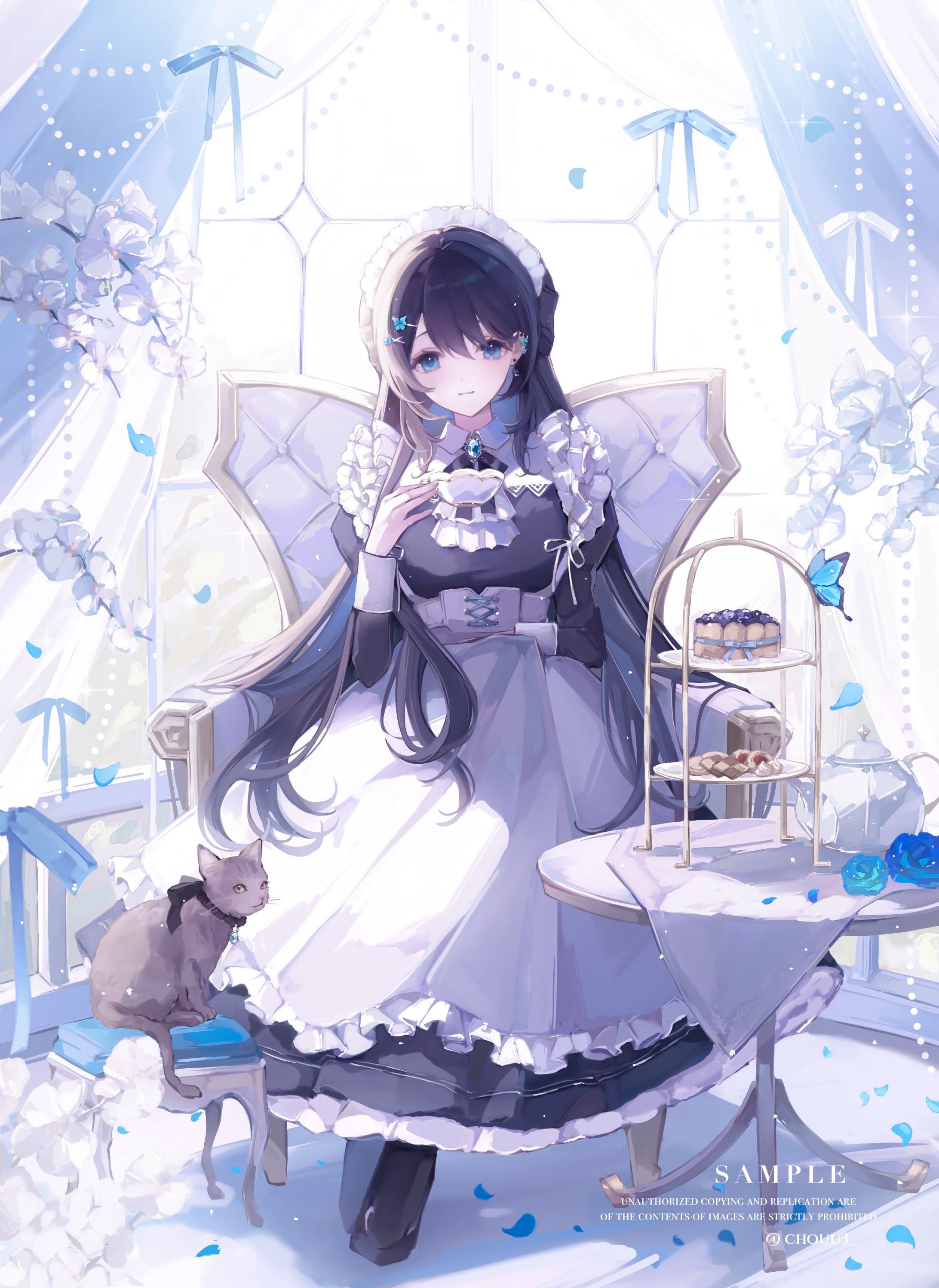  【お仕事】個人VTuber御影ゆら様　誕生日記念イラスト-1