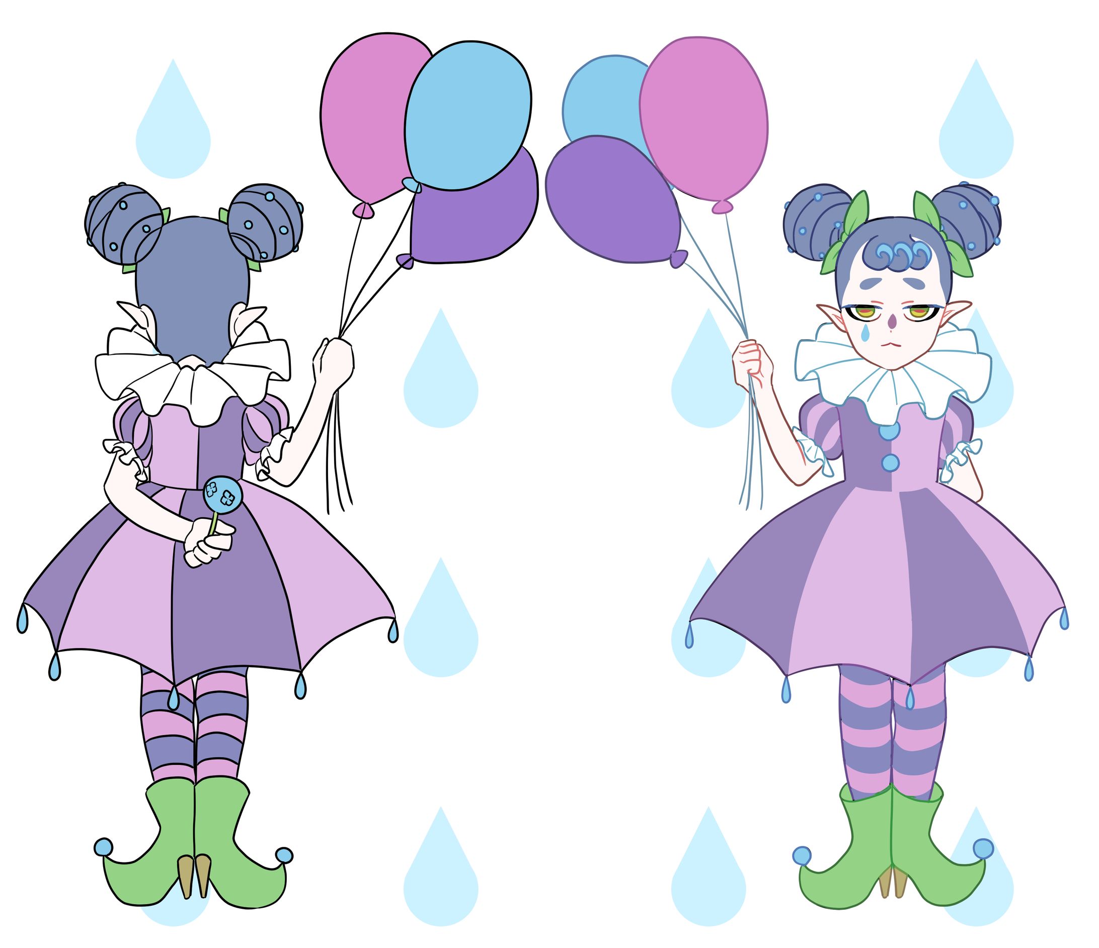 キャラクターデザイン　雨ちゃん-1