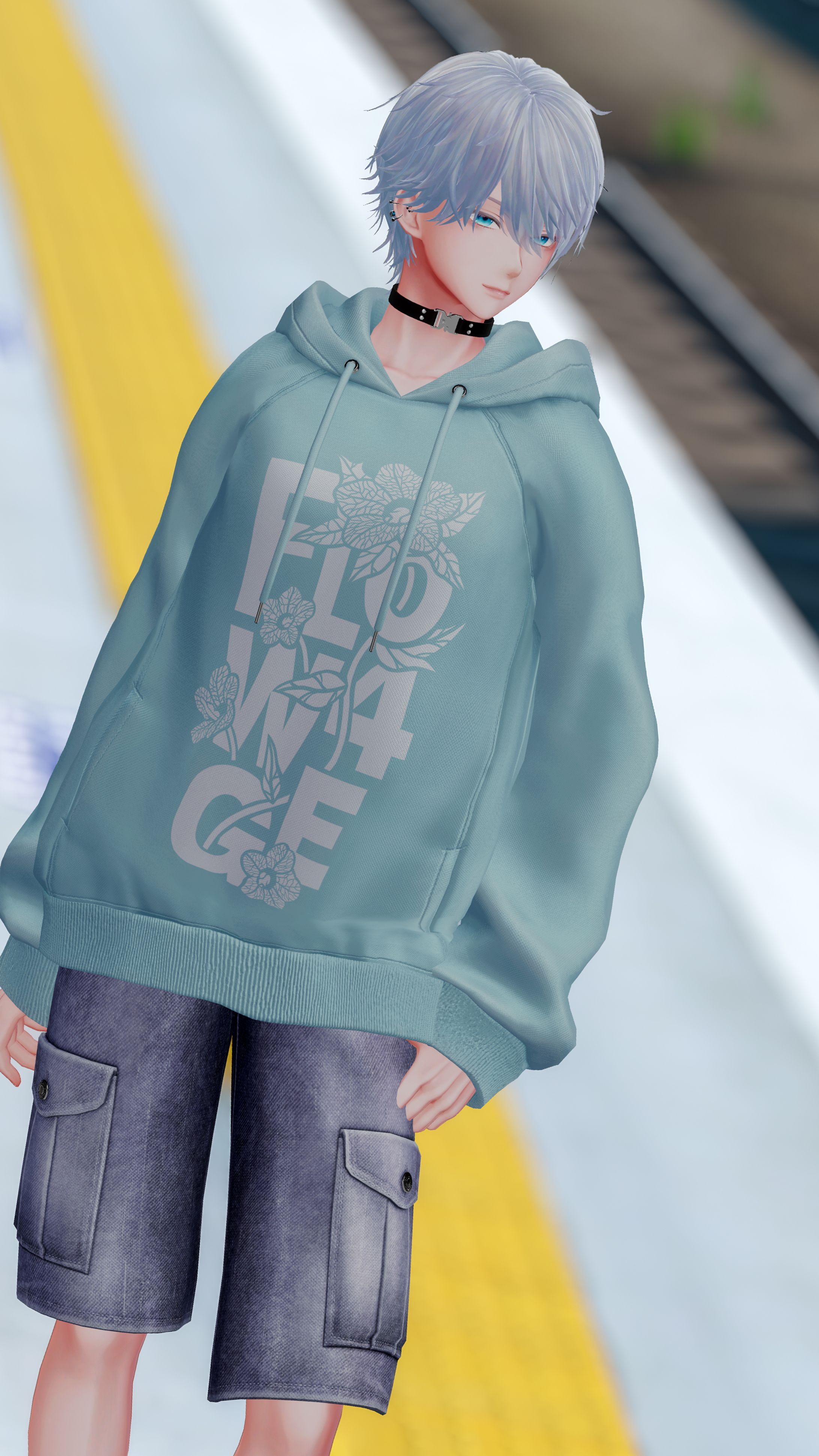【モデル・PR】Graphic Hoodie : Undone-1