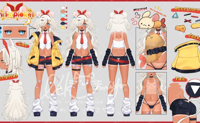 キャラクターデザイン / shrimplerat