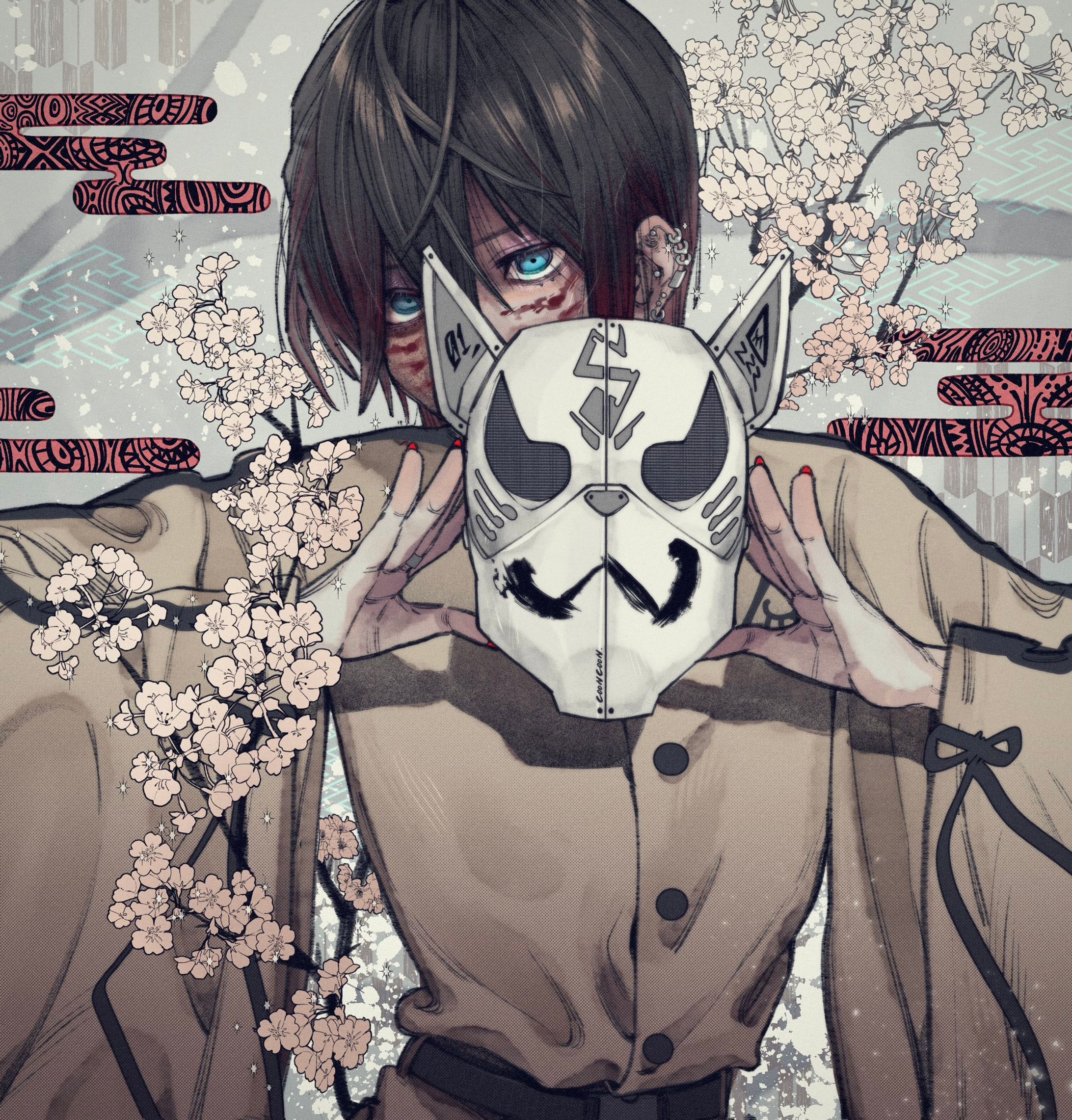 【オリジナル】和風サイバーパンク-1