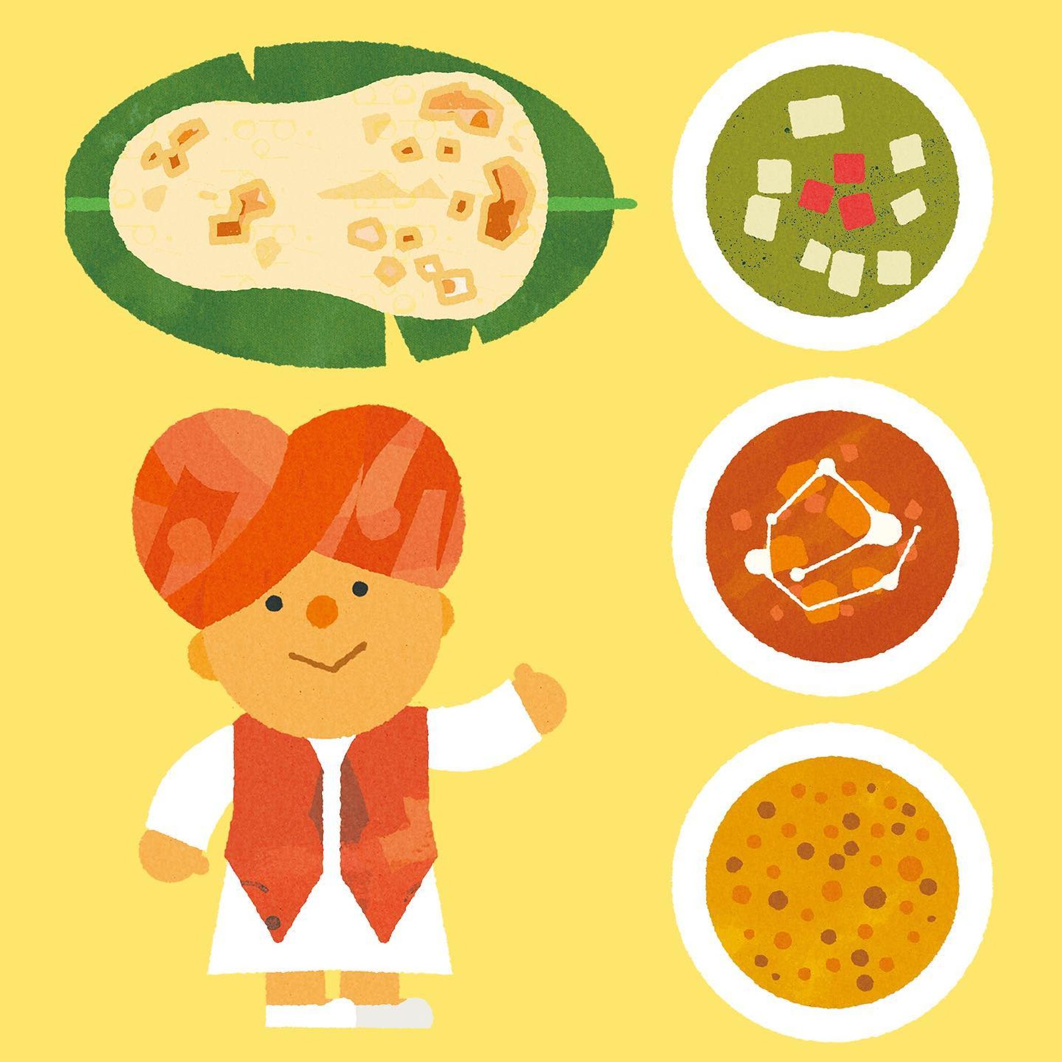 今日は #カレーの日 。
知育絵本で描いたカレーです😋🍛

It's an curry painted with an educational picture book.
.
.
.
#カレー #curry #foodillustration 
#character #illustration #ロシトロカ #lositoloca
#絵本 #picturebook #그림책 #일러스트인스타그램-1