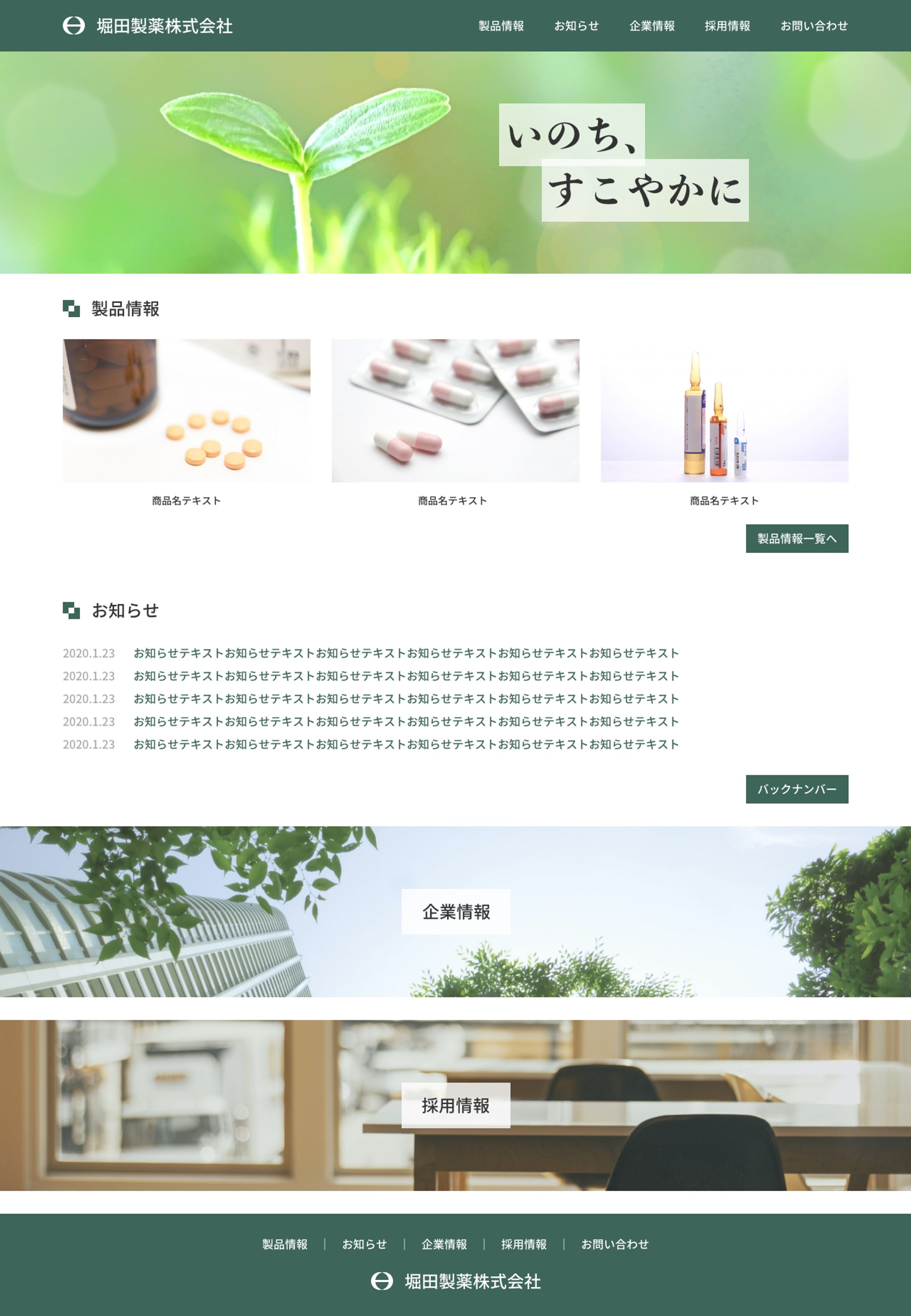 Web：製薬会社HP-1
