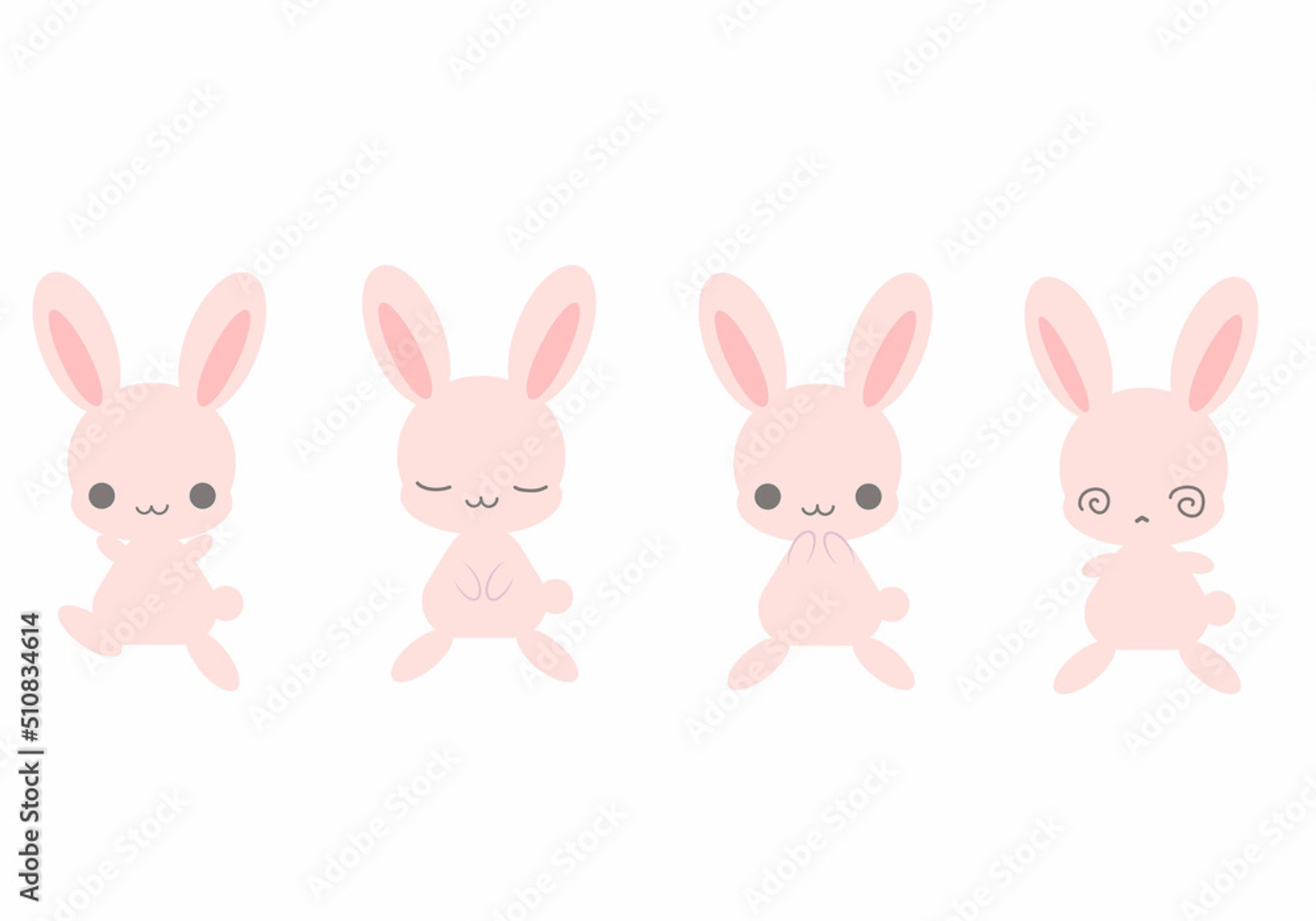 うさぎのキャラクター　エモーション-1