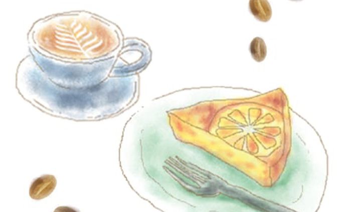 【カフェイラスト】
