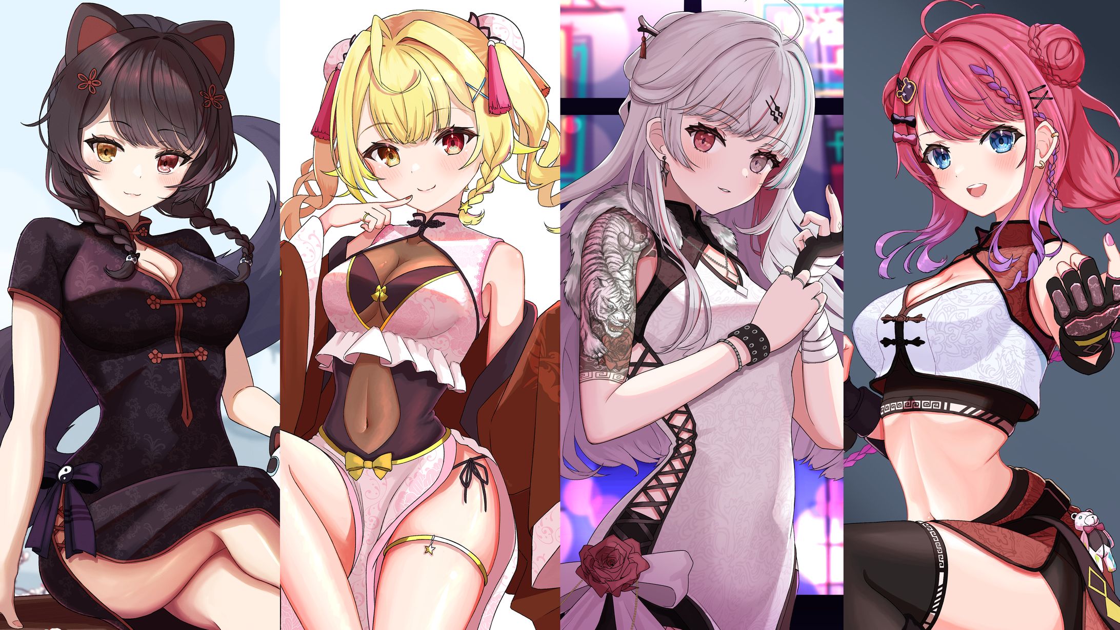 【FanArts】にじさんじチャイナ衣装シリーズ-1