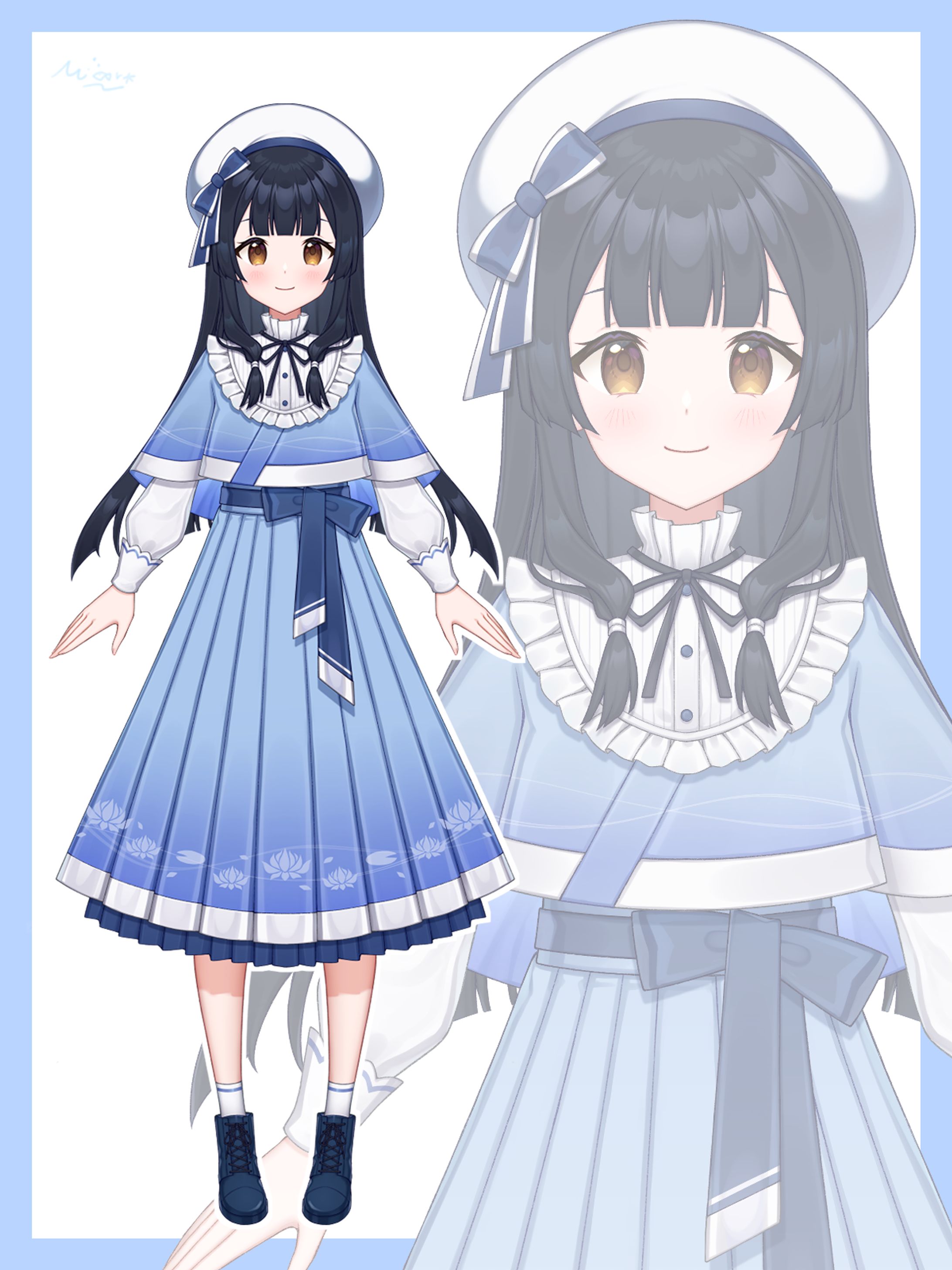 カクメイゼンヤ！ 天愛うい様 Live2D用立ち絵-1