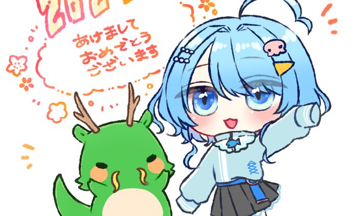 瑠璃々うみか - SDイラスト