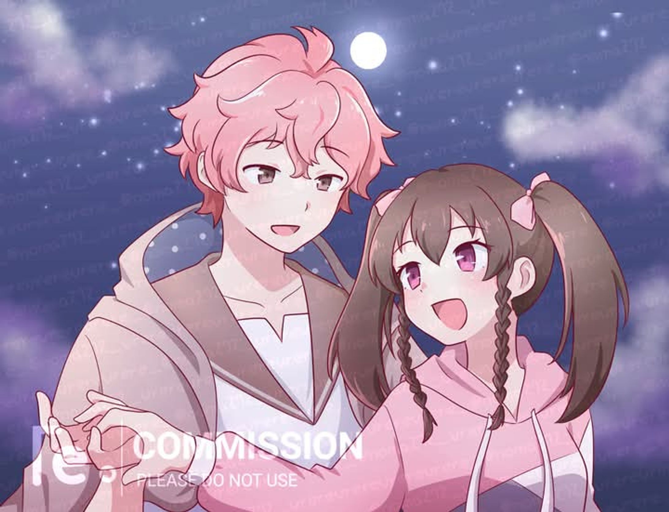 Skeb Couple [commission]-1