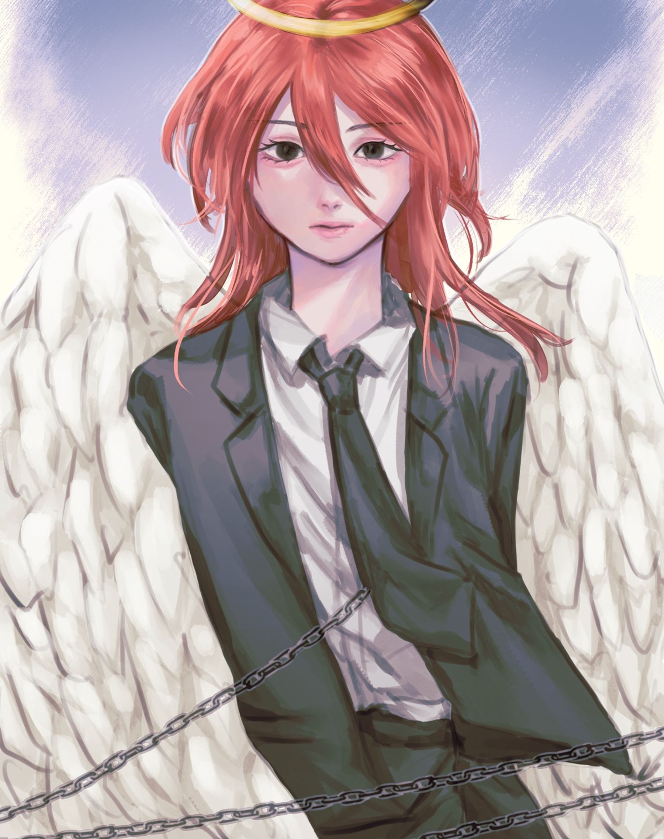 チェンソーマン 天使 ファンアート-1