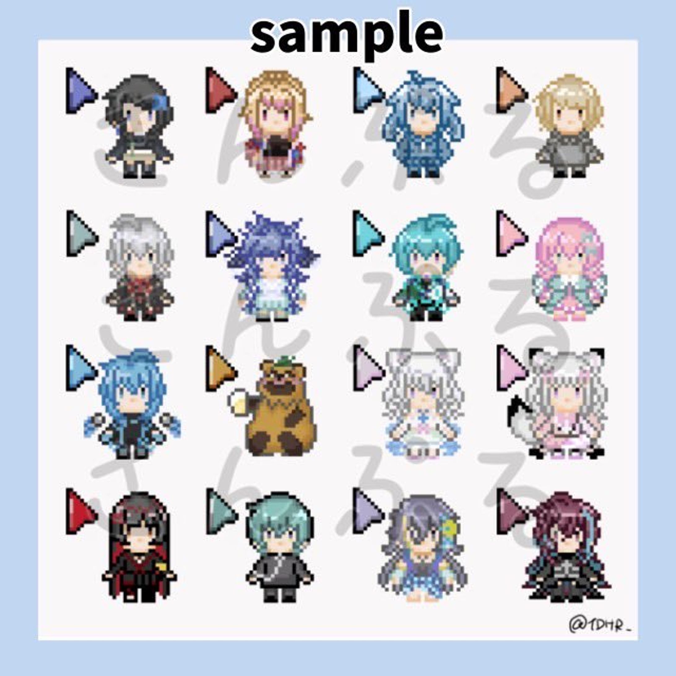 ドット絵マウスカーソル　FA01-1