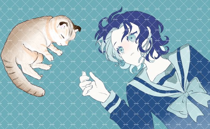 雅楽代 瑞己さま　「くらべられっ子」　歌みたイラスト