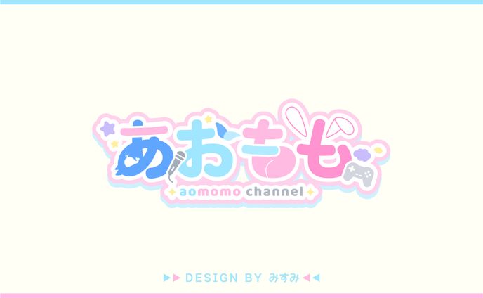 あおももちゃんねる様 ネームロゴ