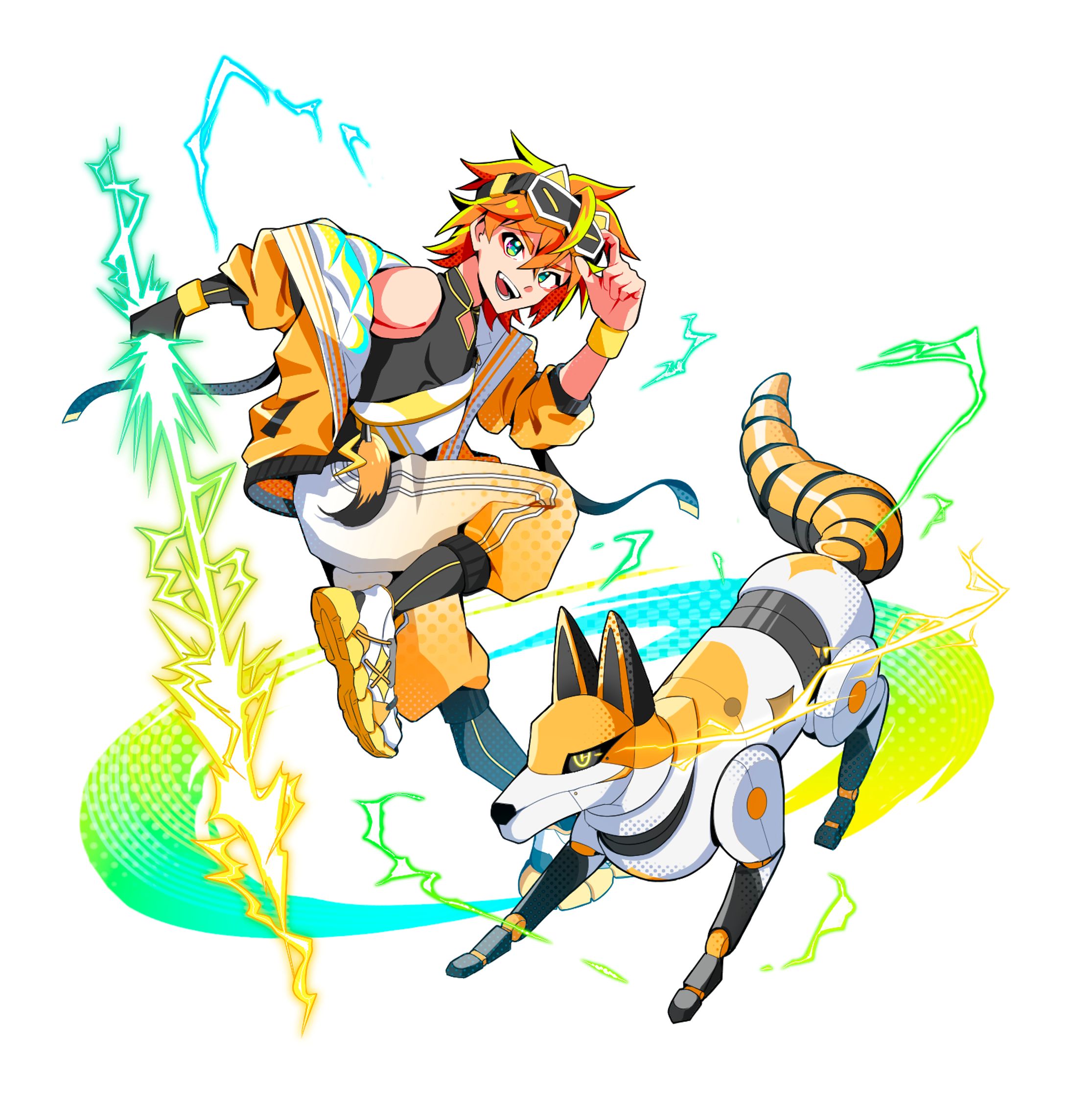 電気少年と狐のロボ/202408-1