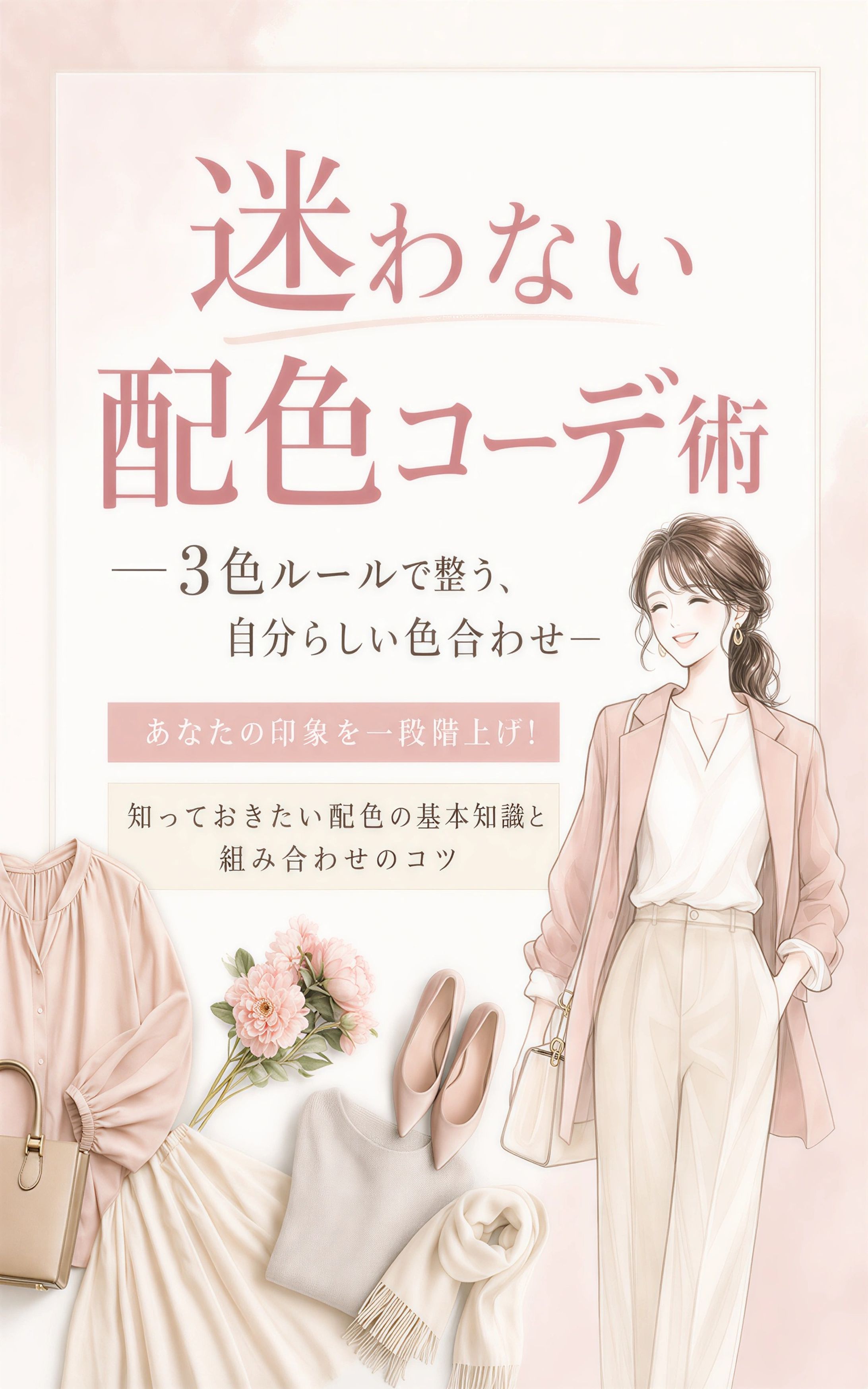 迷わない配色コーデ術　電子書籍表紙-1