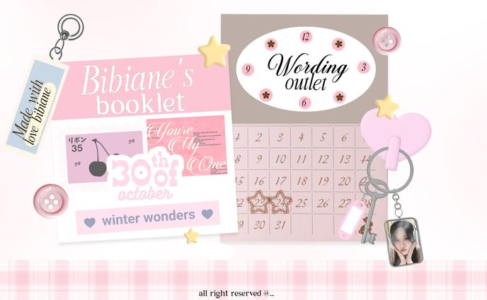 CUSTOM SETUP BA WORDING & QR DECO 