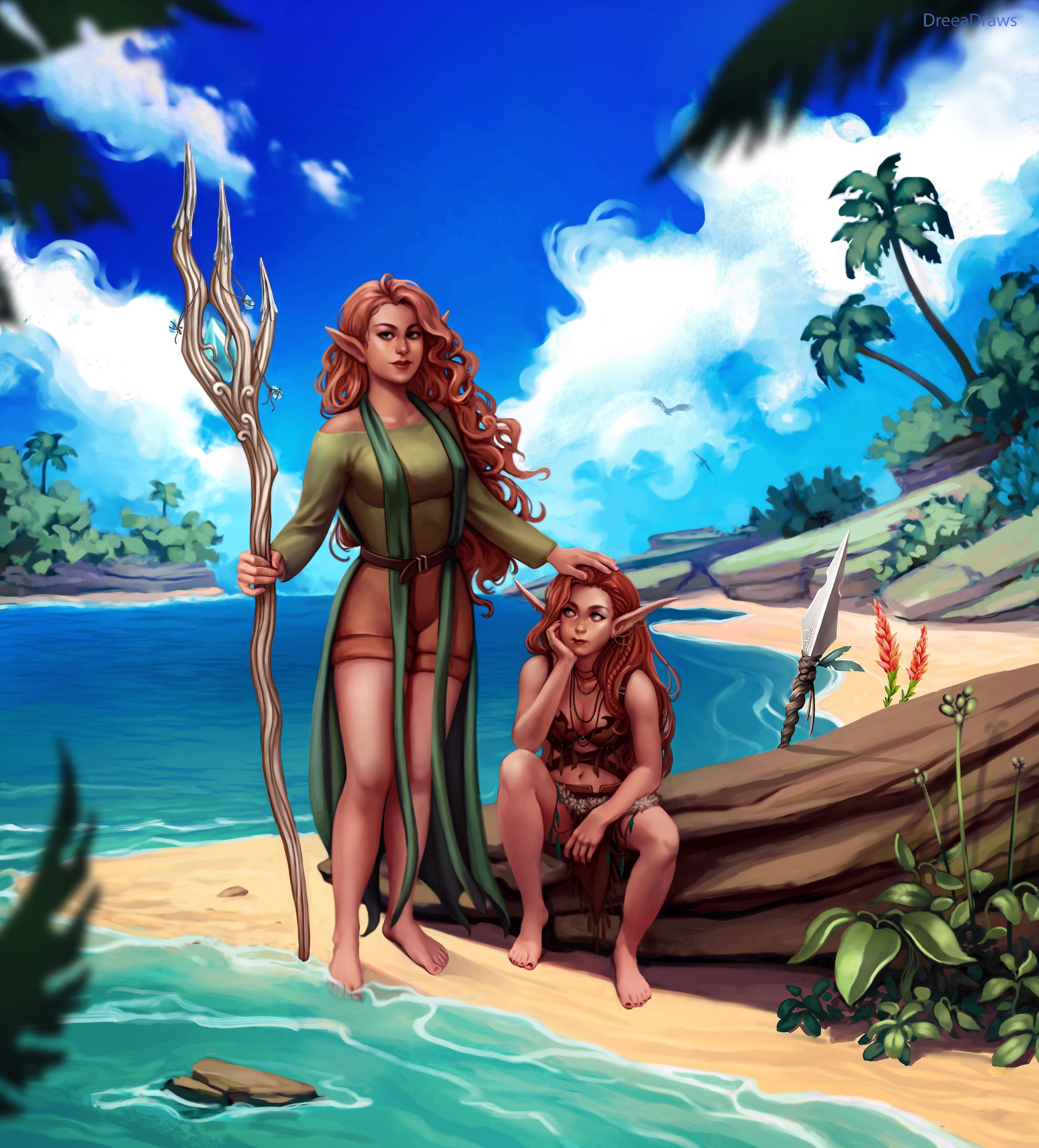 Elves at the beach-1