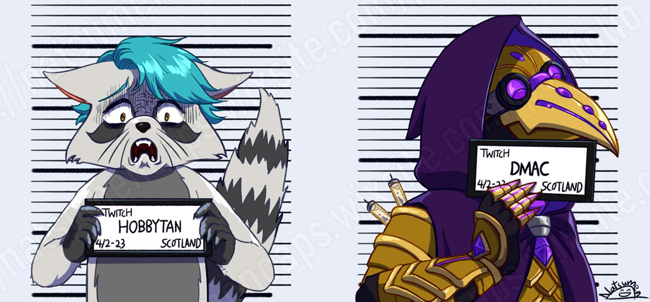 Raccoon & plague doctor's in trouble-1
