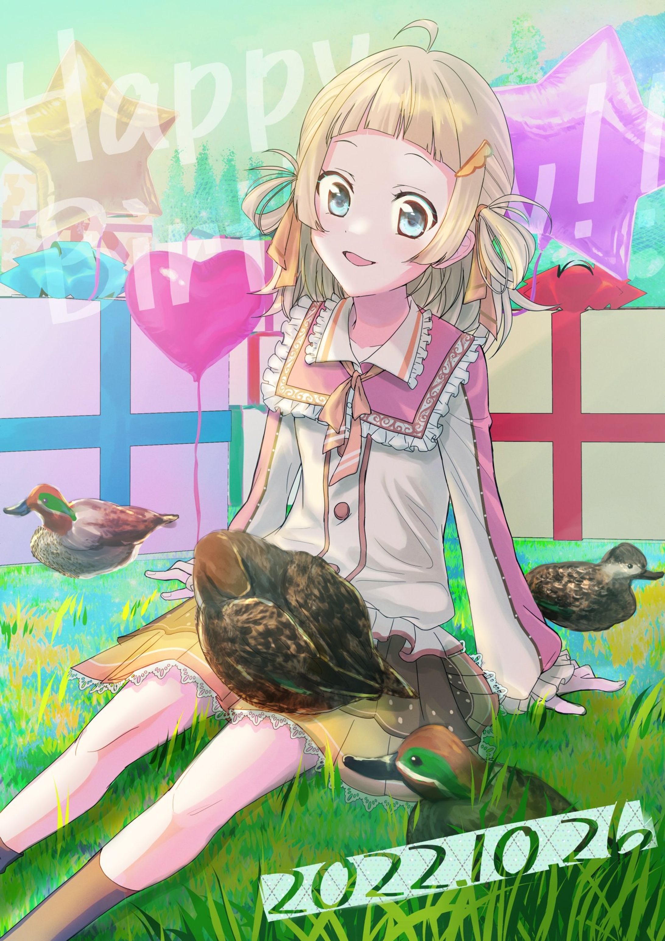 Vtuberさん誕生日イラスト-1