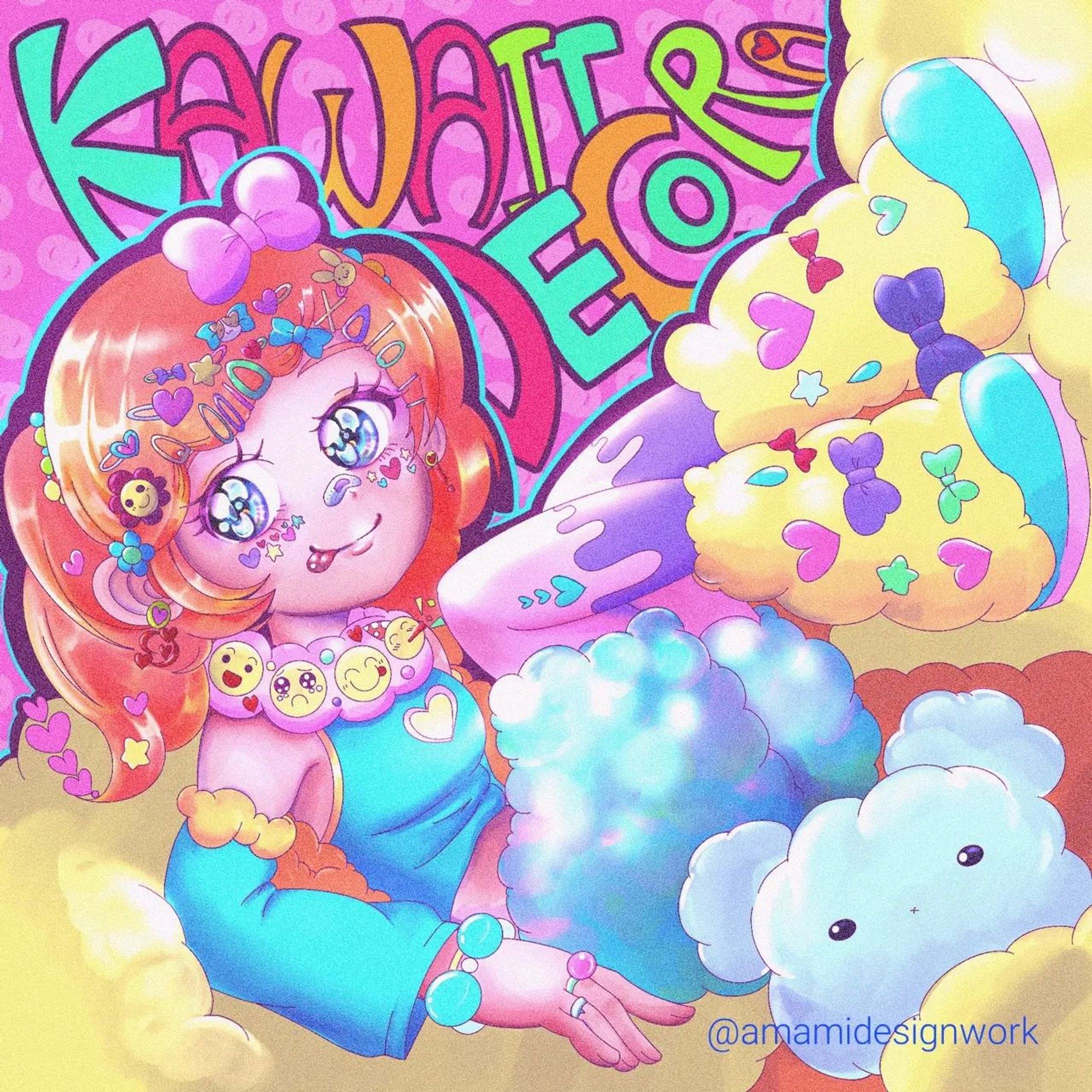 😋😋😋
#Illustration #originalart #イラスト #デコラ #原宿pop-1