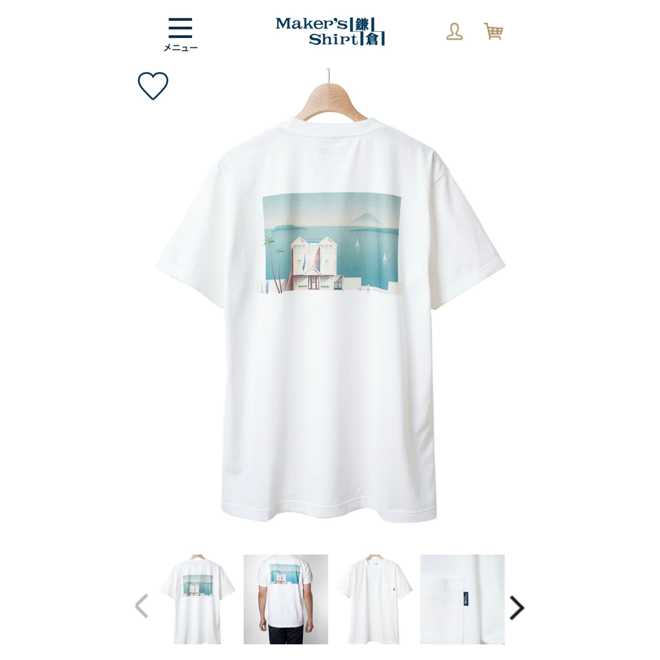【works】鎌倉シャツ様  夏ビジュアル/Tシャツ（2024年）-1