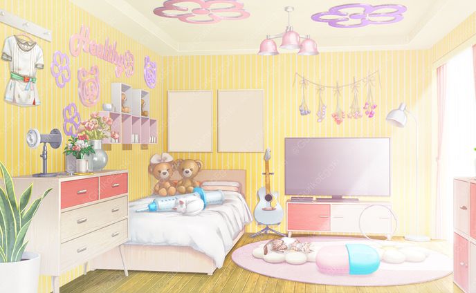 花守へるしさんのお部屋模様替え