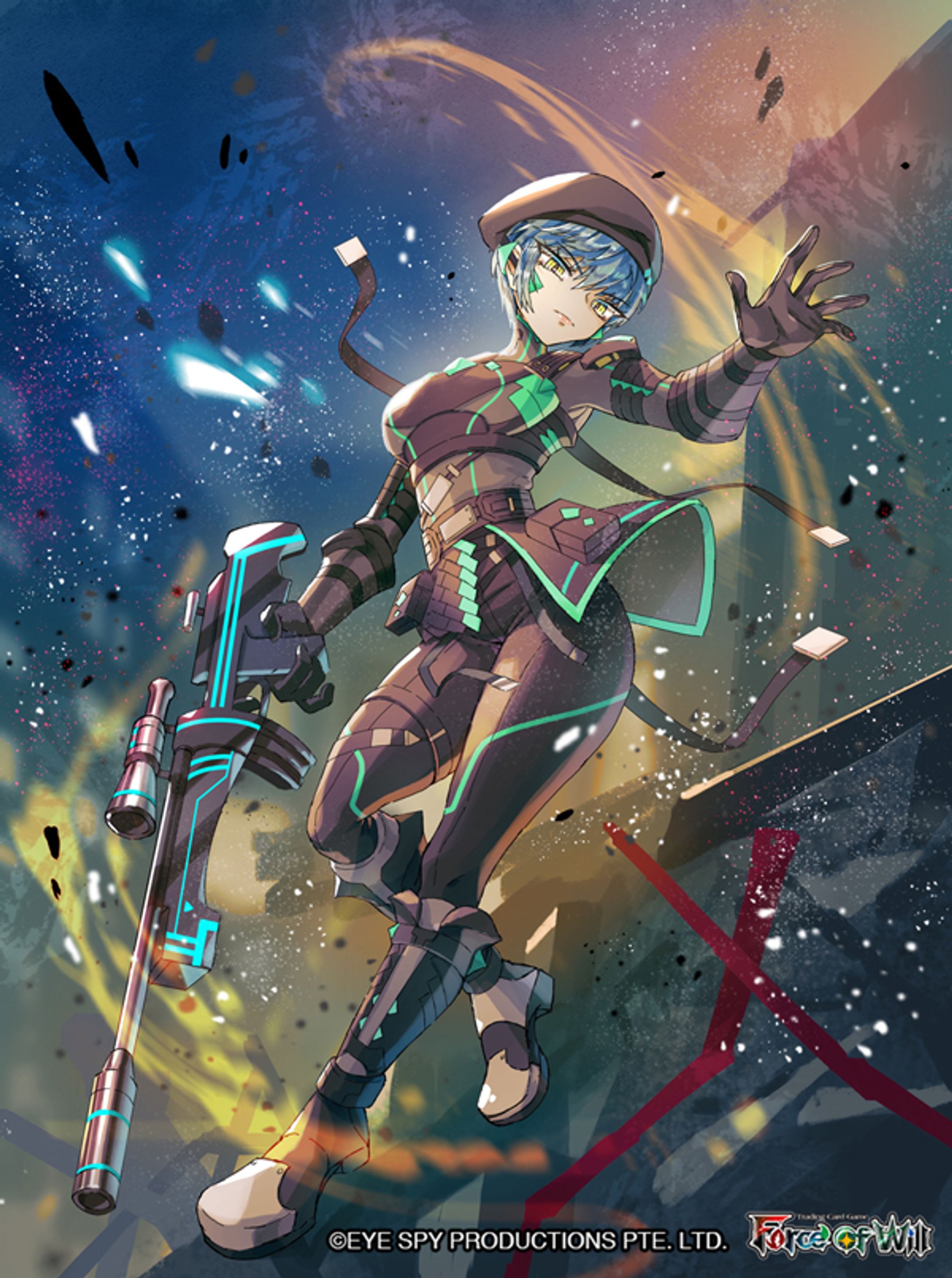 【仕事絵】Sniper of AAA【FoW】-1