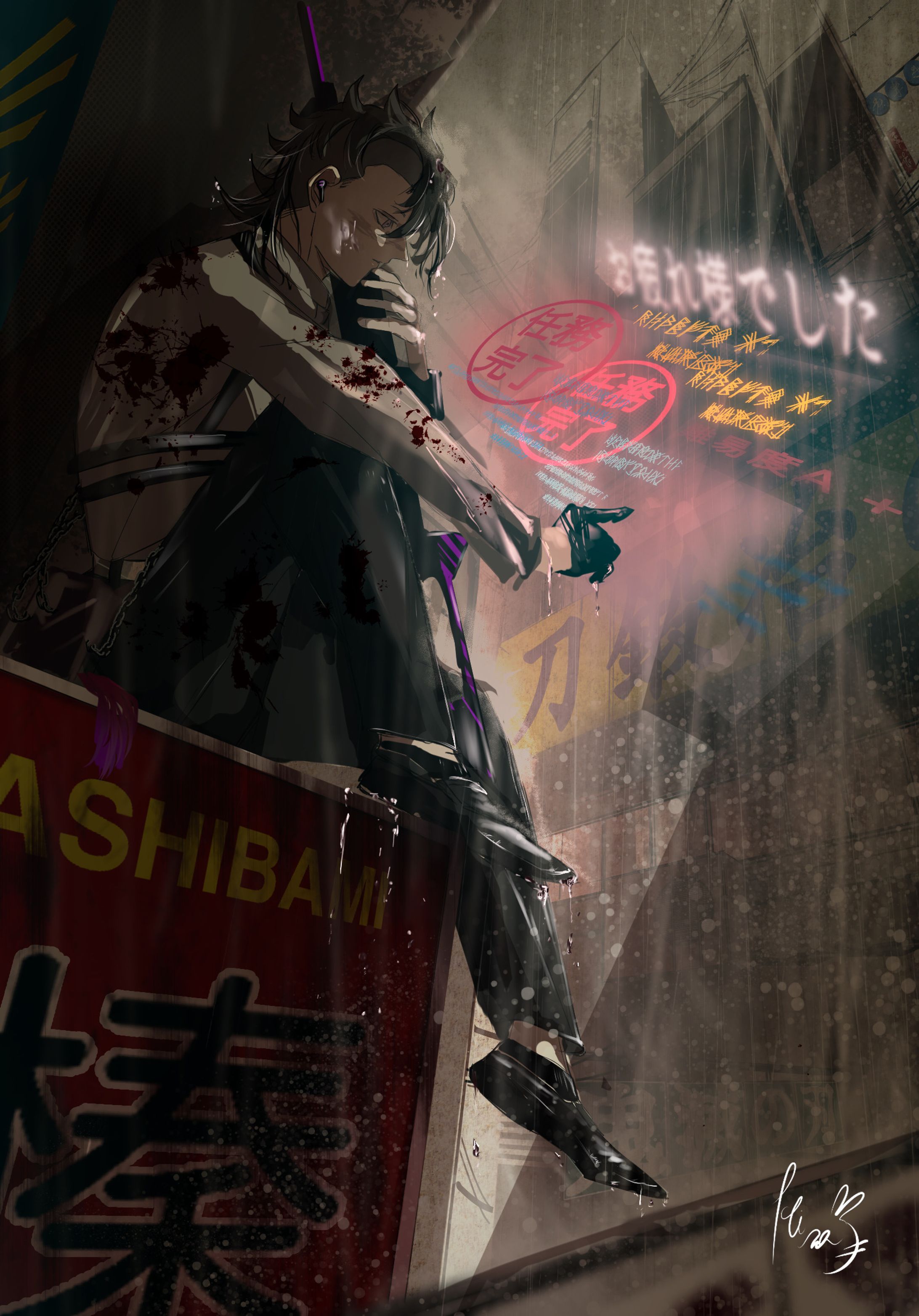 二次創作イラスト-1