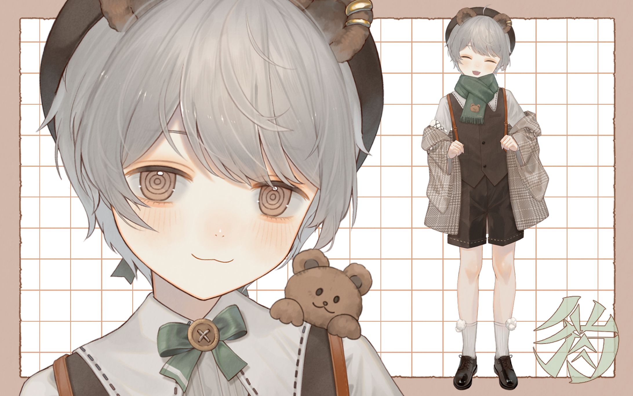 【Live2Dモデル】熊乃かのん様-1