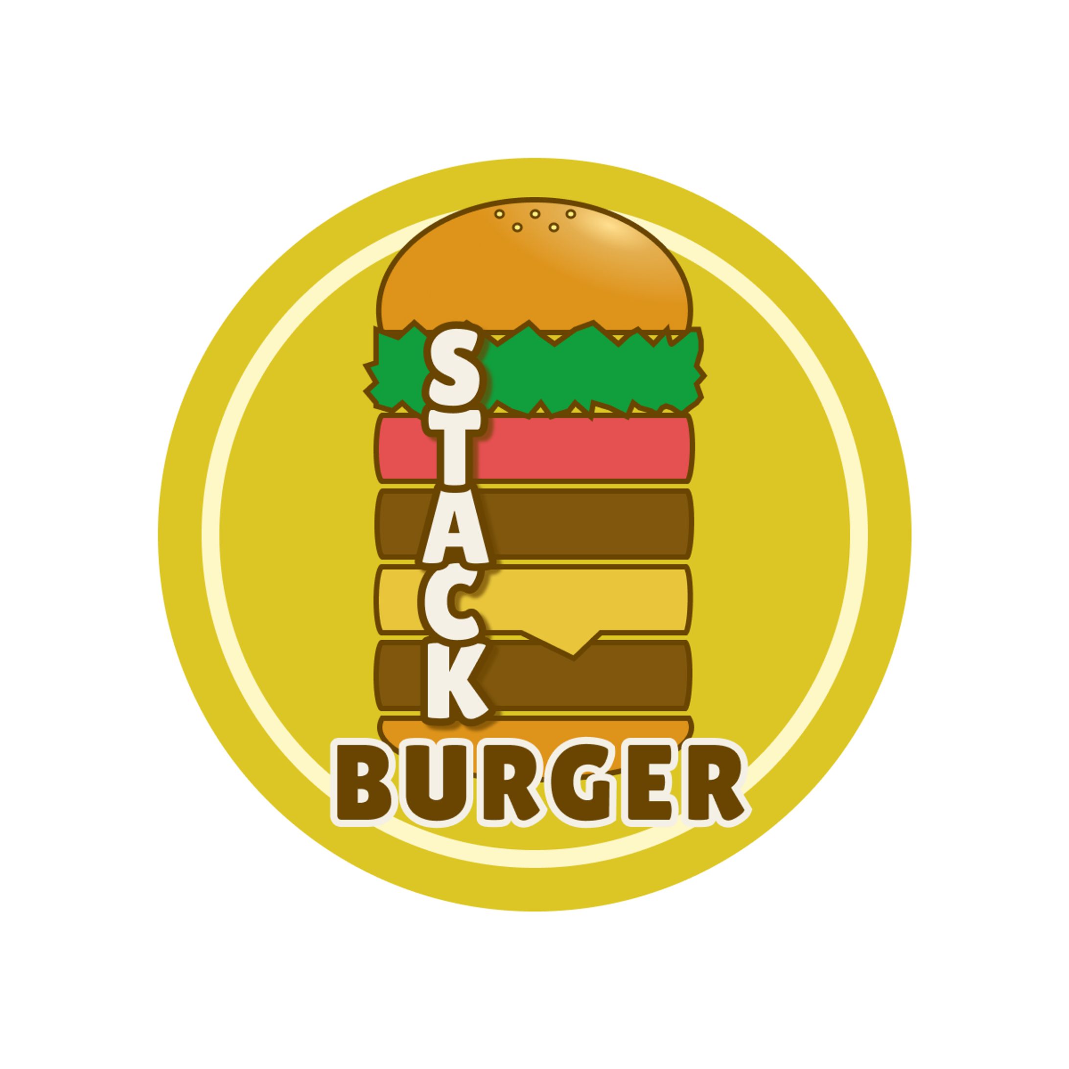 【ロゴ】ハンバーガーショップのロゴ-1