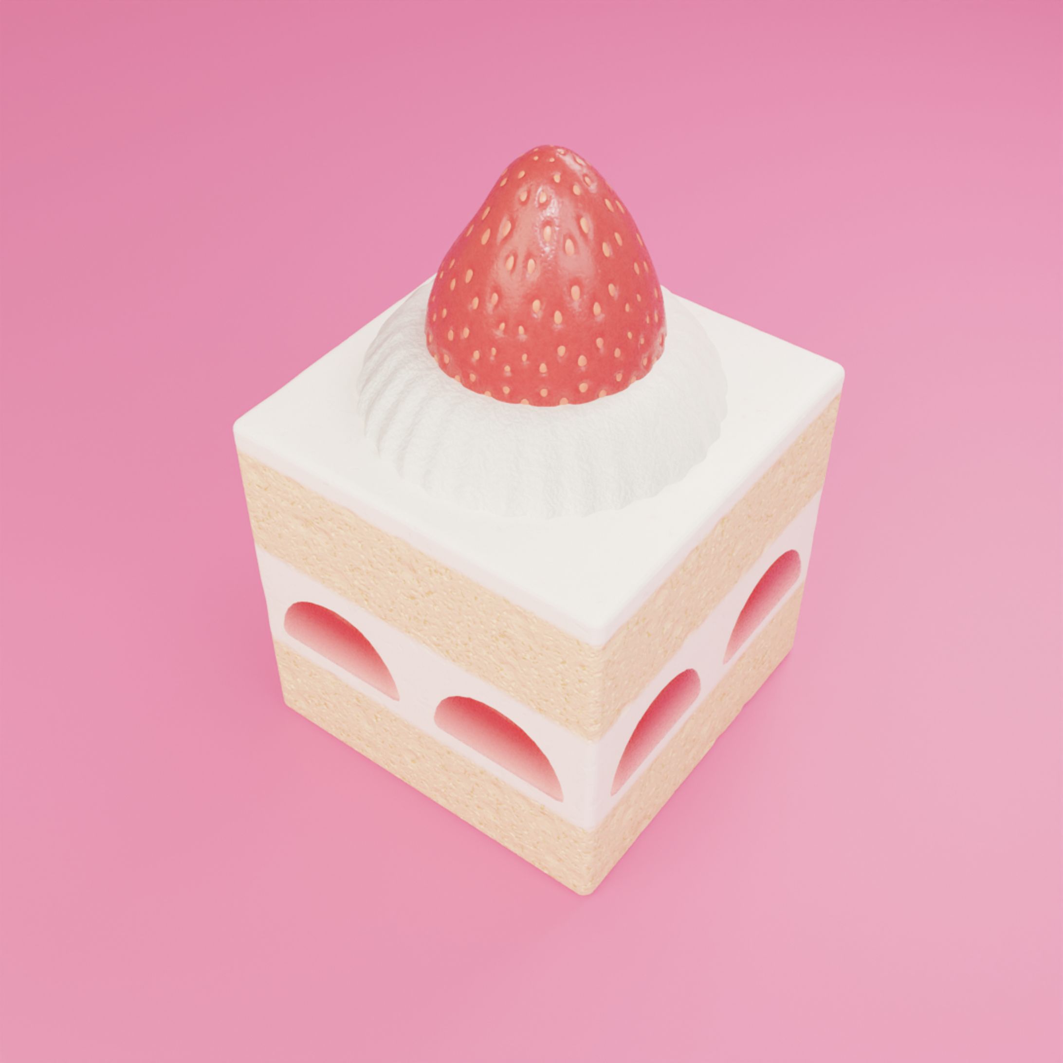 いちごのショートケーキ-1