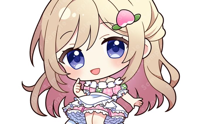 ももちゃ様　イラスト
