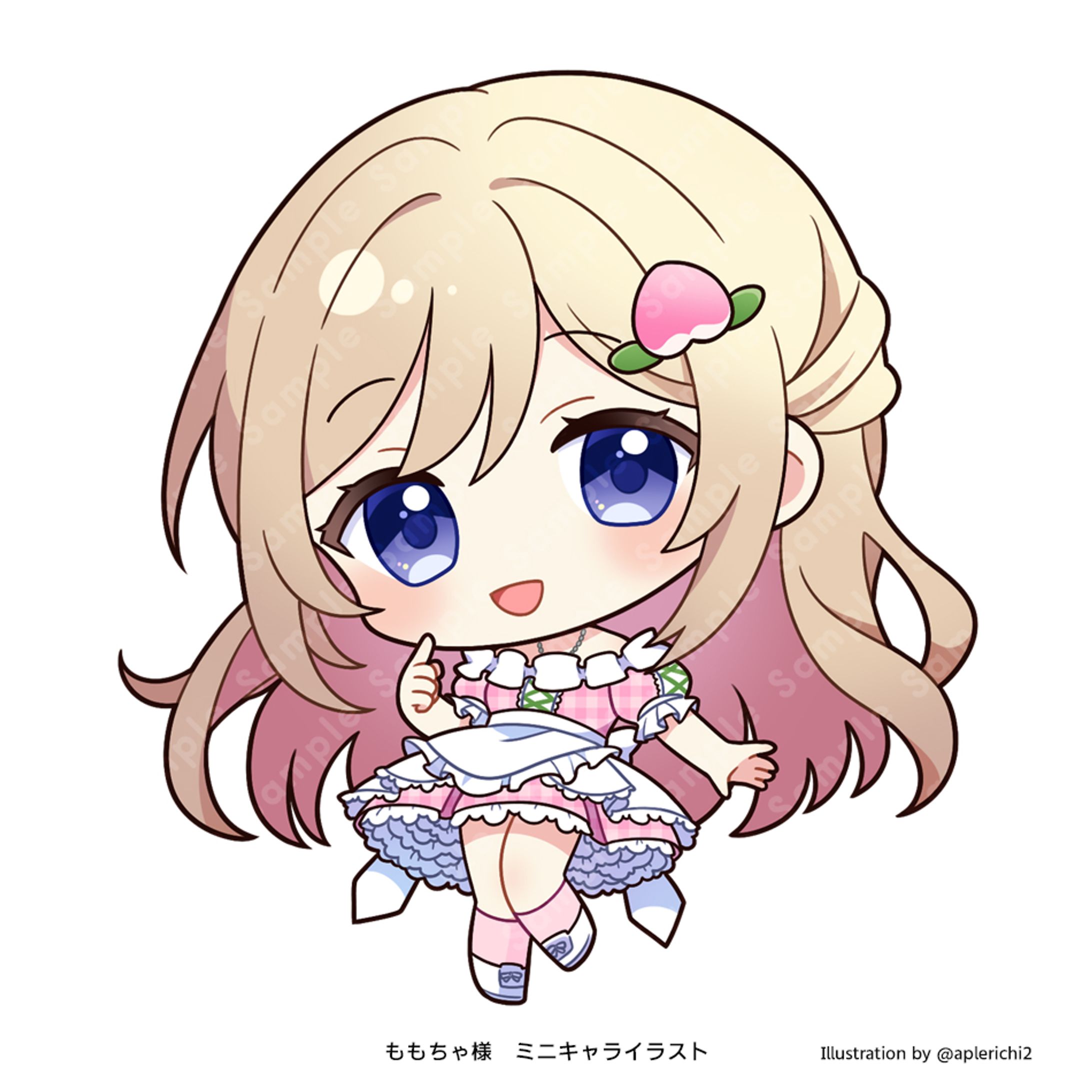 ももちゃ様　イラスト-1