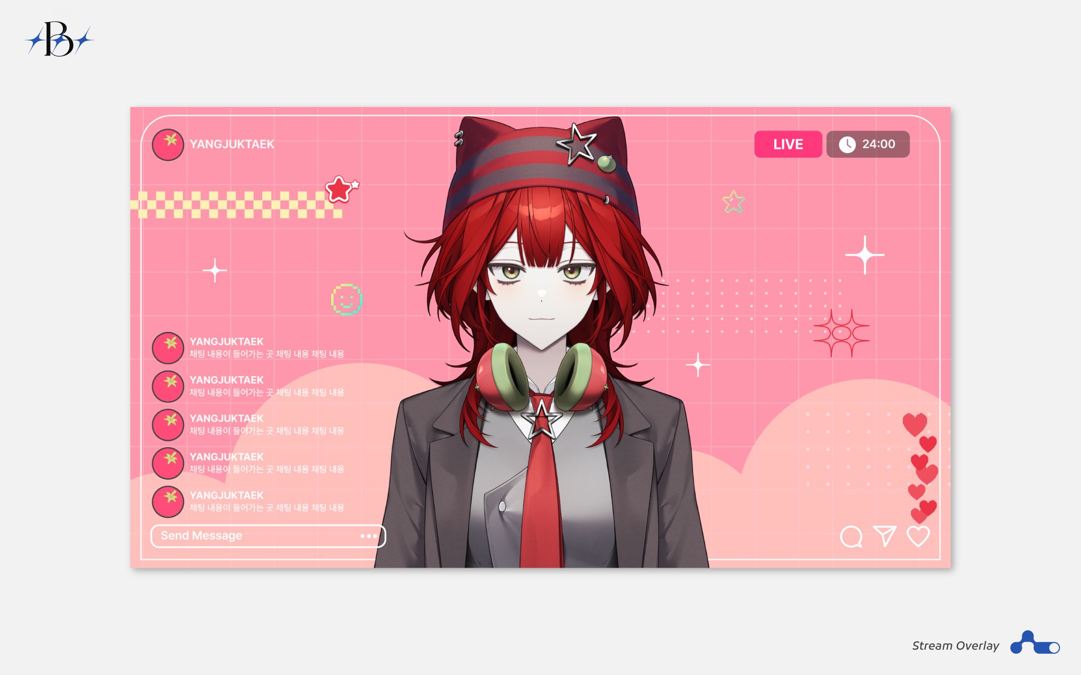 '양죽택' 配信画面デザイン-1